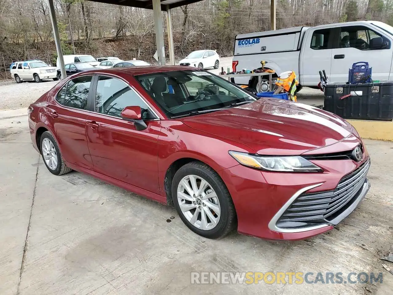 4 Фотография поврежденного автомобиля 4T1C11AKXMU581940 TOYOTA CAMRY 2021