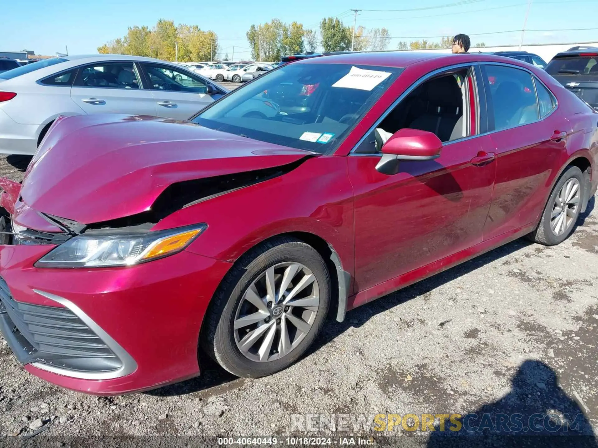2 Photograph of a damaged car 4T1C11BK0MU020953 TOYOTA CAMRY 2021