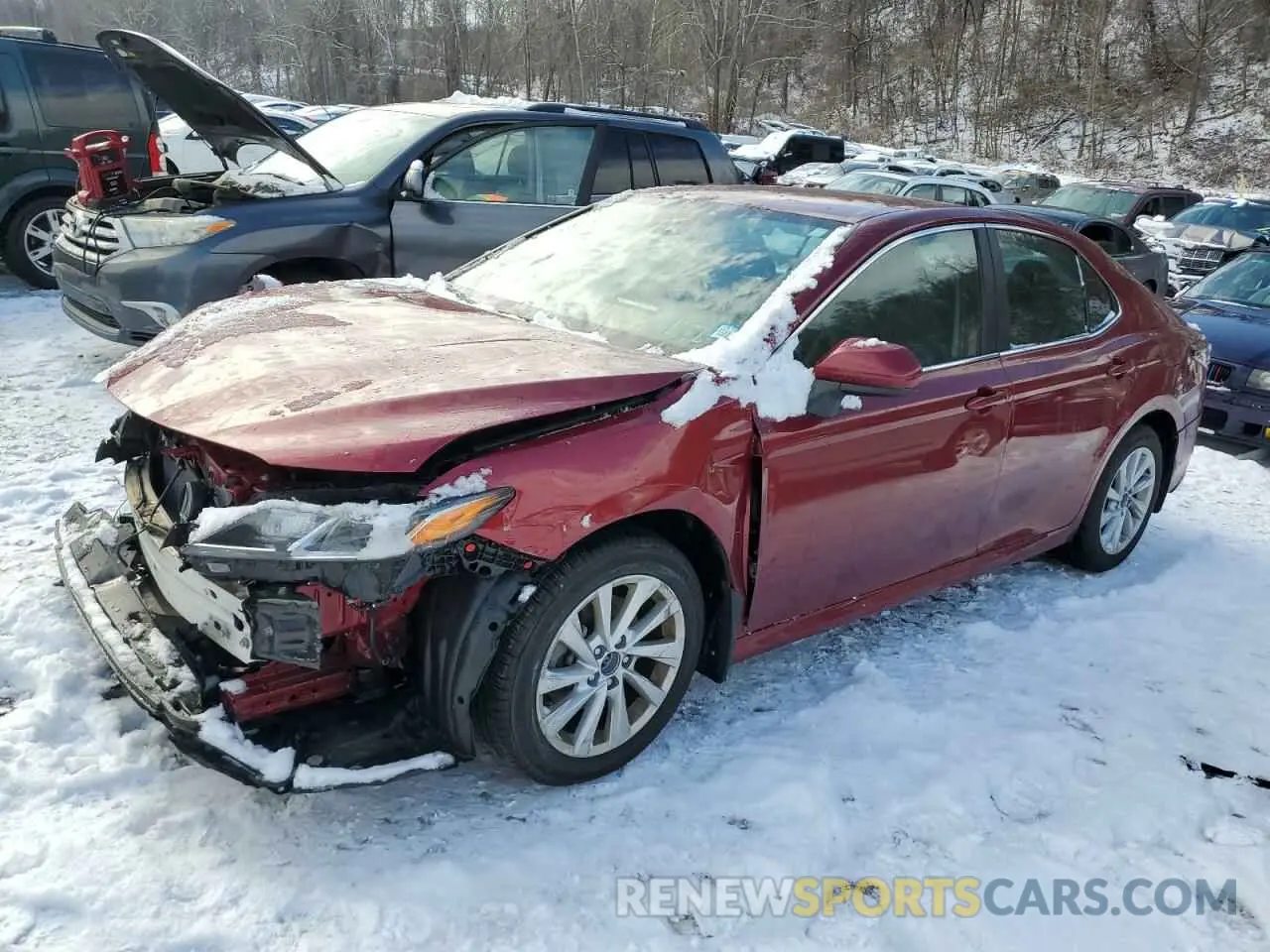 1 Photograph of a damaged car 4T1C11BK9MU024189 TOYOTA CAMRY 2021