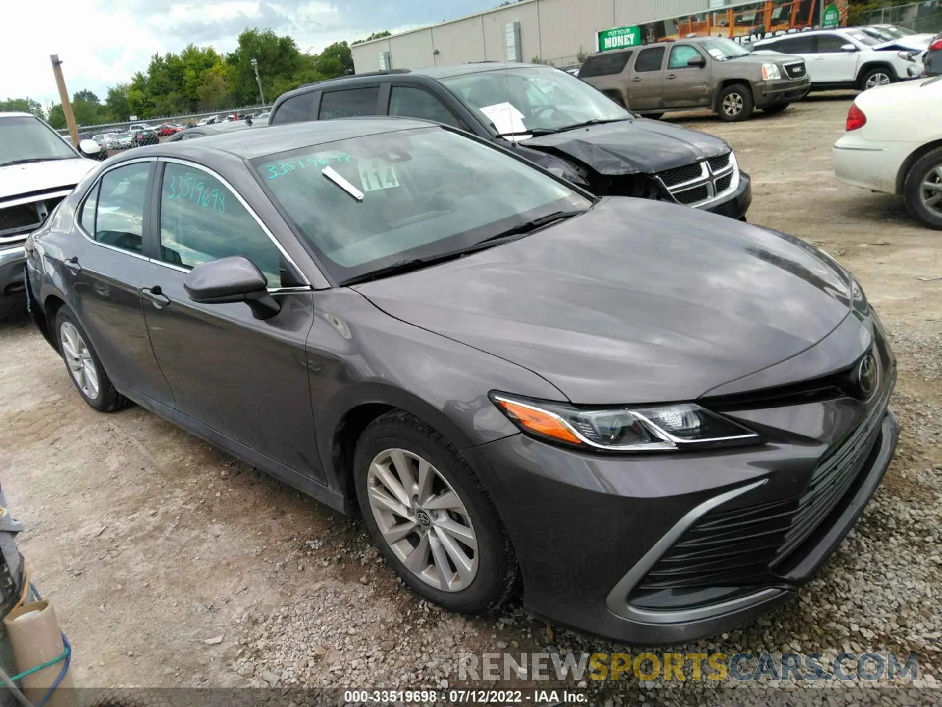 1 Photograph of a damaged car 4T1C11BK9MU043468 TOYOTA CAMRY 2021