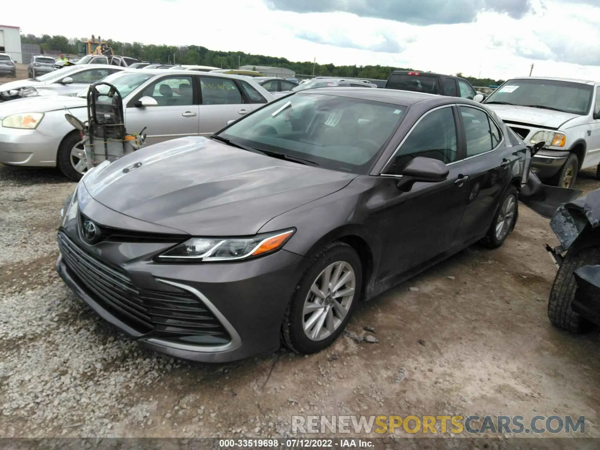 2 Photograph of a damaged car 4T1C11BK9MU043468 TOYOTA CAMRY 2021