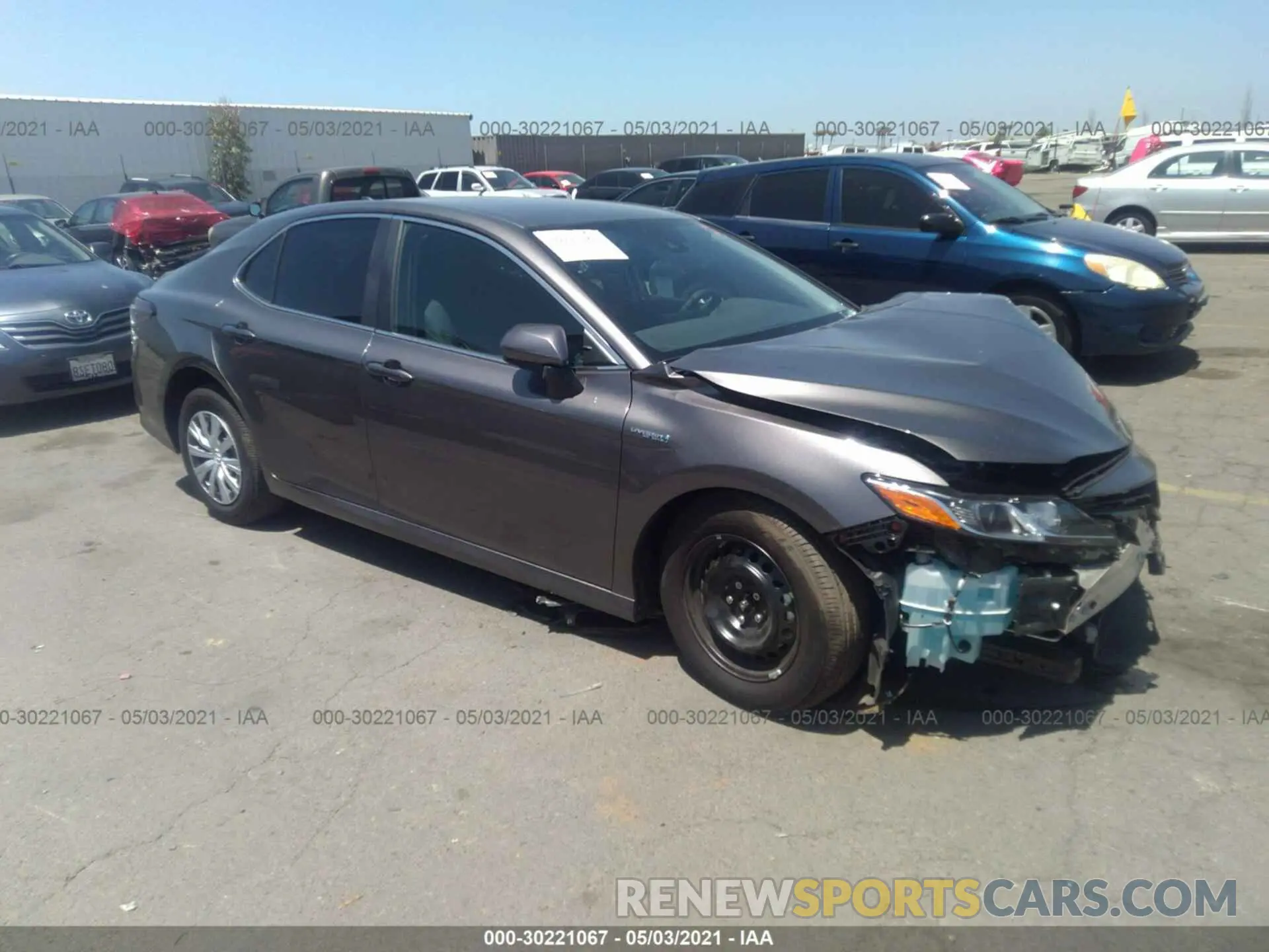1 Photograph of a damaged car 4T1C31AK1MU553390 TOYOTA CAMRY 2021