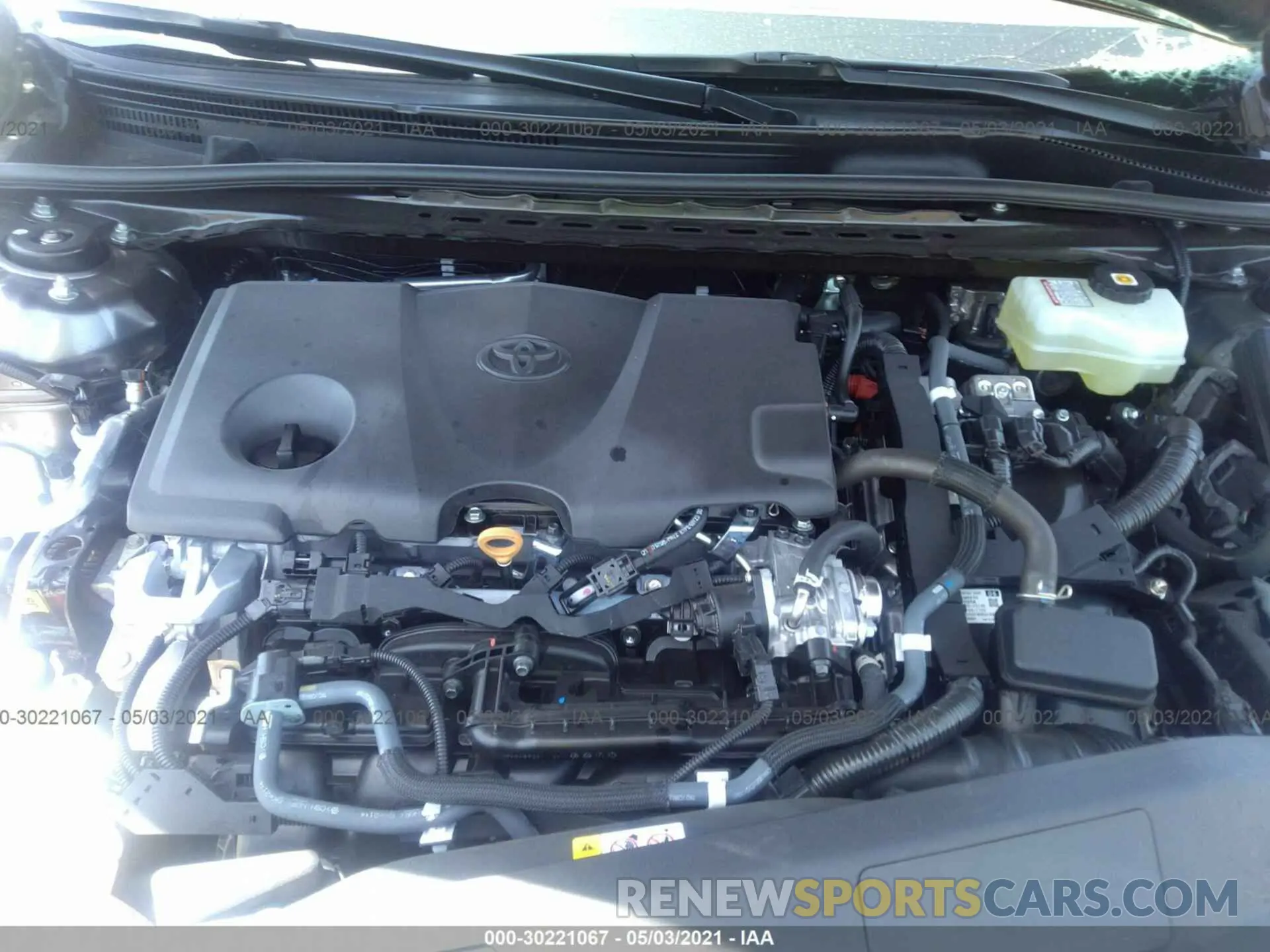 10 Photograph of a damaged car 4T1C31AK1MU553390 TOYOTA CAMRY 2021