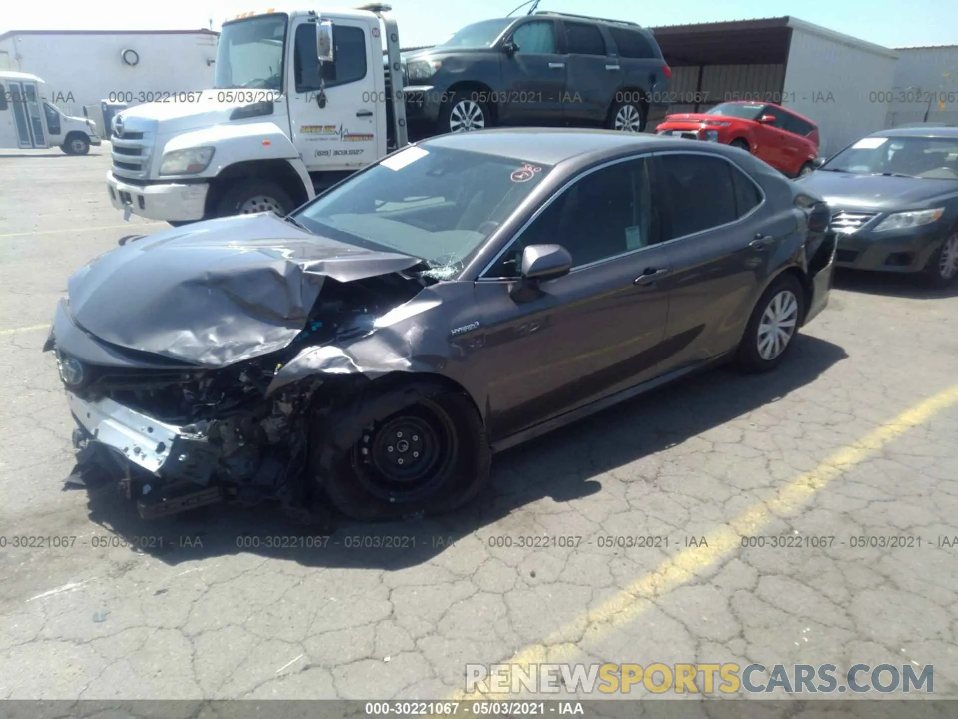 2 Photograph of a damaged car 4T1C31AK1MU553390 TOYOTA CAMRY 2021