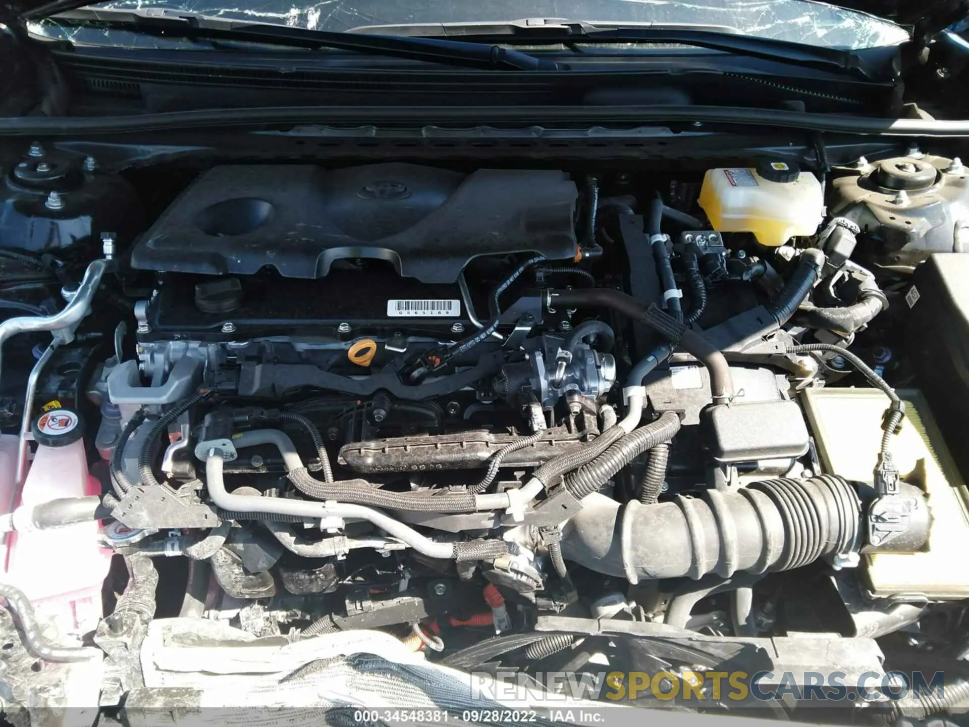 10 Фотография поврежденного автомобиля 4T1C31AK2MU562633 TOYOTA CAMRY 2021