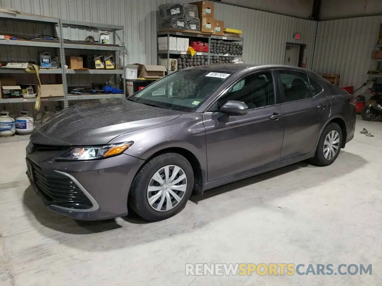 1 Photograph of a damaged car 4T1C31AK3MU022496 TOYOTA CAMRY 2021