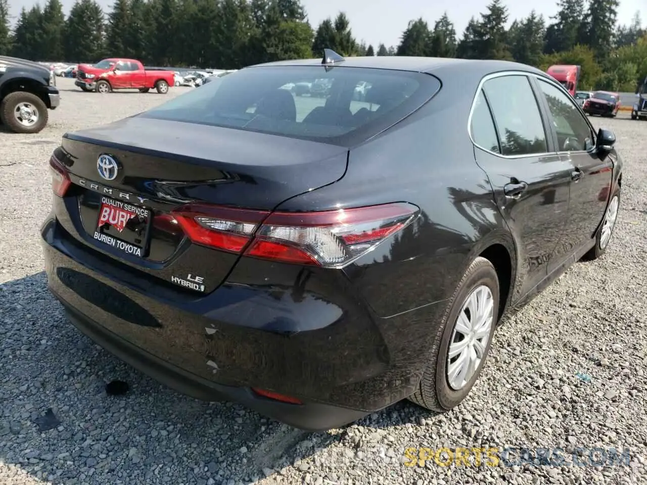 4 Фотография поврежденного автомобиля 4T1C31AK5MU551111 TOYOTA CAMRY 2021