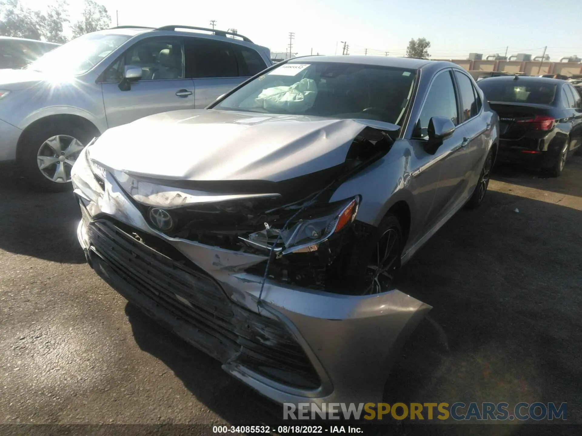 2 Фотография поврежденного автомобиля 4T1C31AK7MU552244 TOYOTA CAMRY 2021