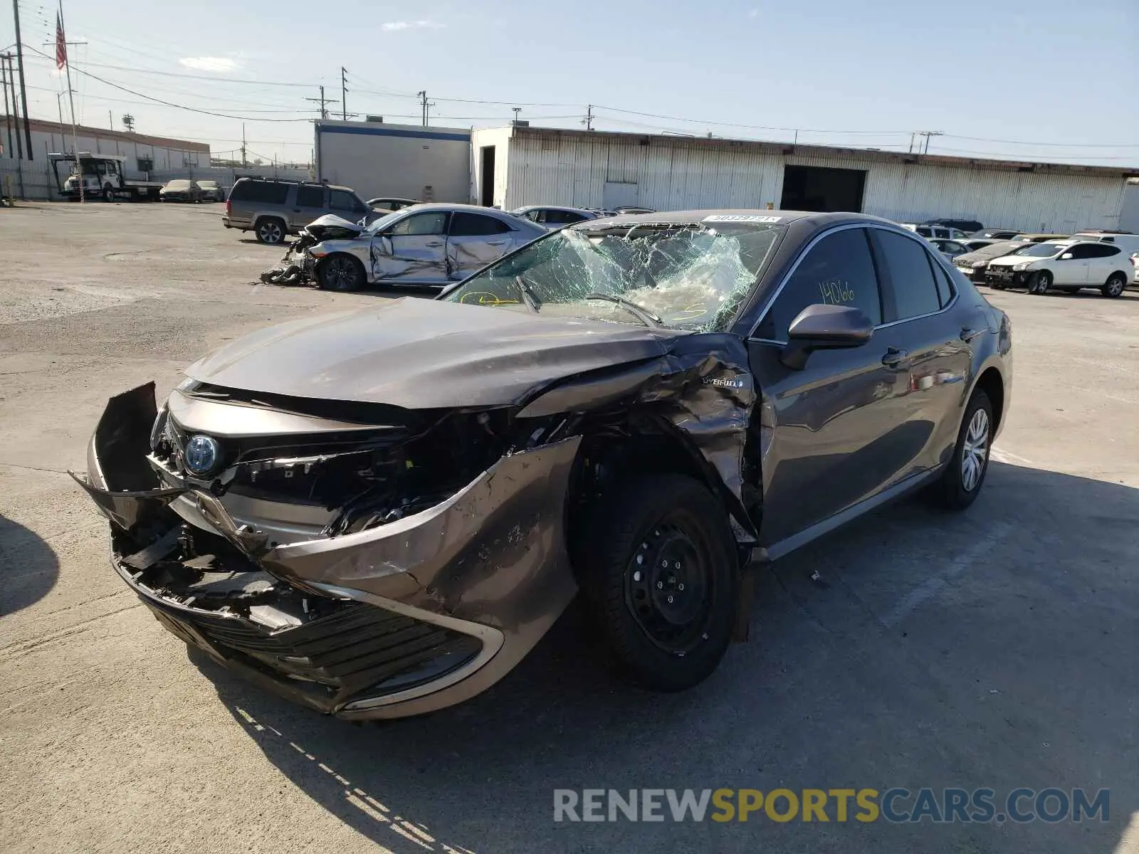 2 Фотография поврежденного автомобиля 4T1C31AK9MU551435 TOYOTA CAMRY 2021
