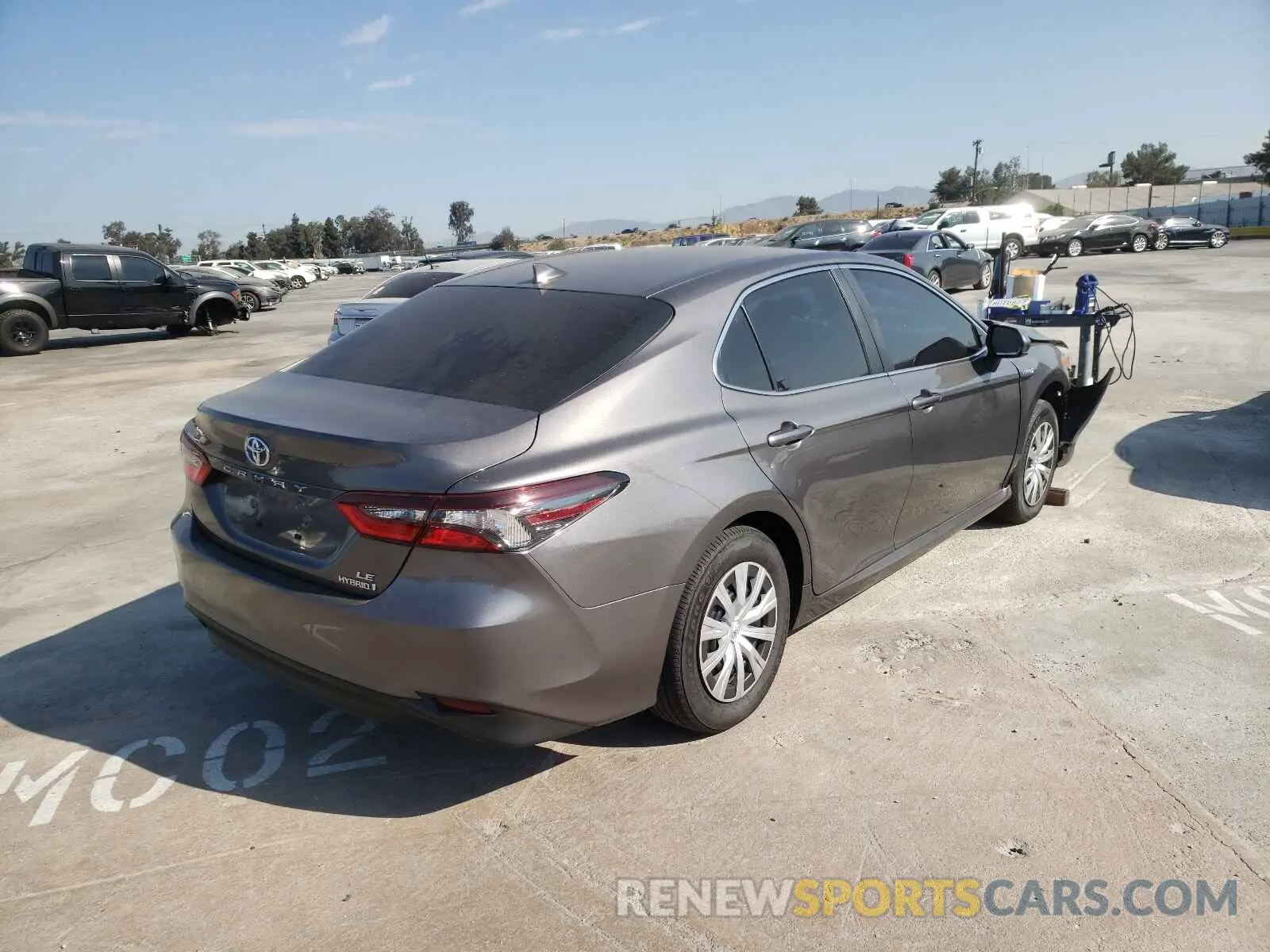 4 Фотография поврежденного автомобиля 4T1C31AK9MU551435 TOYOTA CAMRY 2021