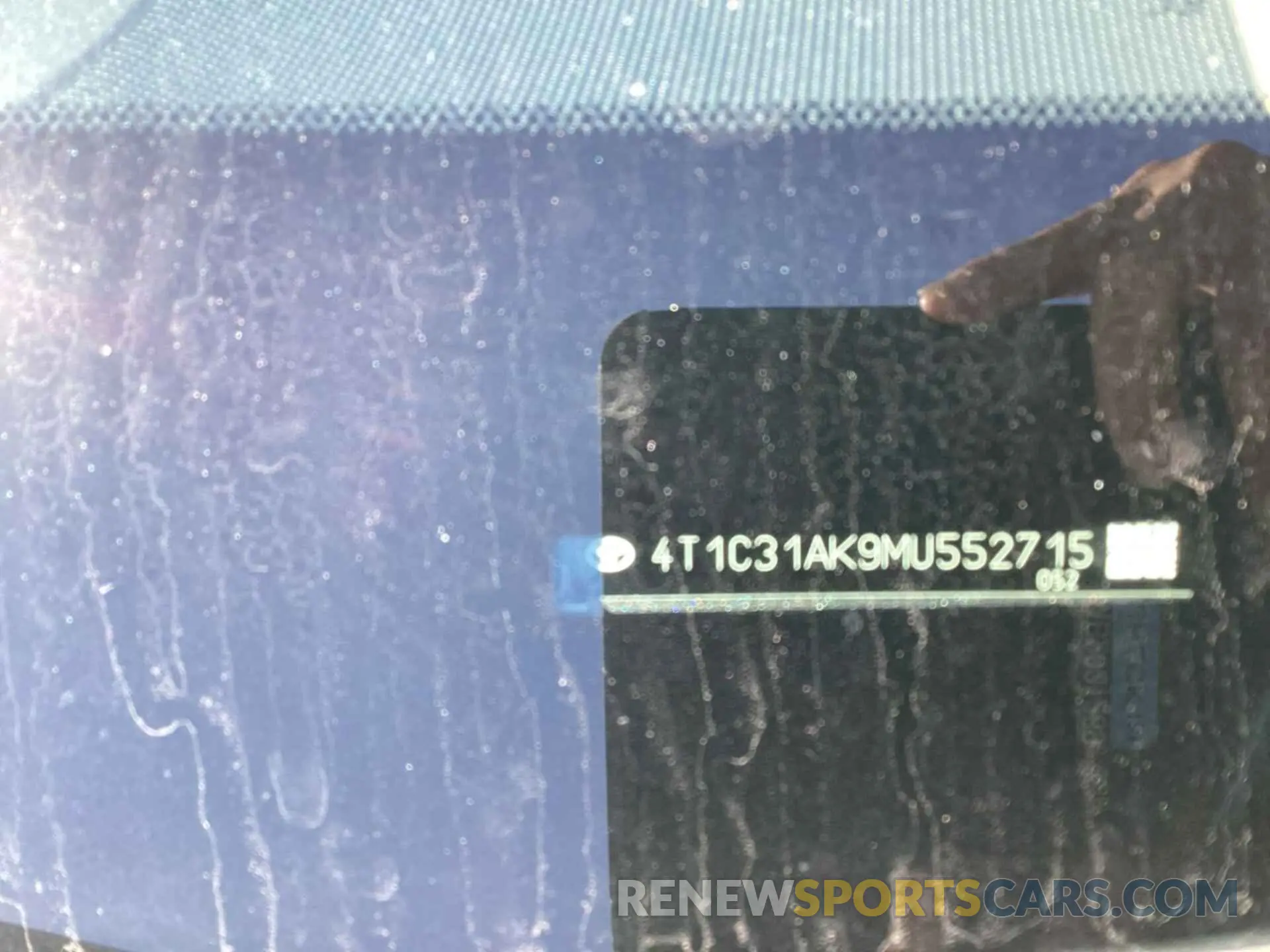 23 Photograph of a damaged car 4T1C31AK9MU552715 TOYOTA CAMRY 2021