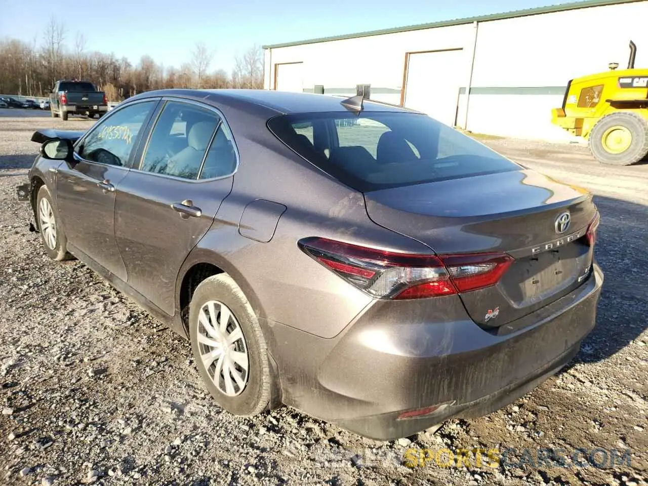 3 Фотография поврежденного автомобиля 4T1C31AK9MU566467 TOYOTA CAMRY 2021