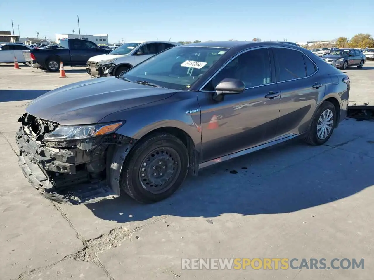 1 Photograph of a damaged car 4T1C31AKXMU020678 TOYOTA CAMRY 2021