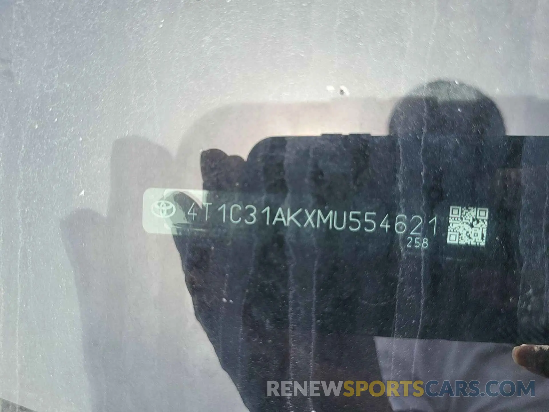 20 Photograph of a damaged car 4T1C31AKXMU554621 TOYOTA CAMRY 2021