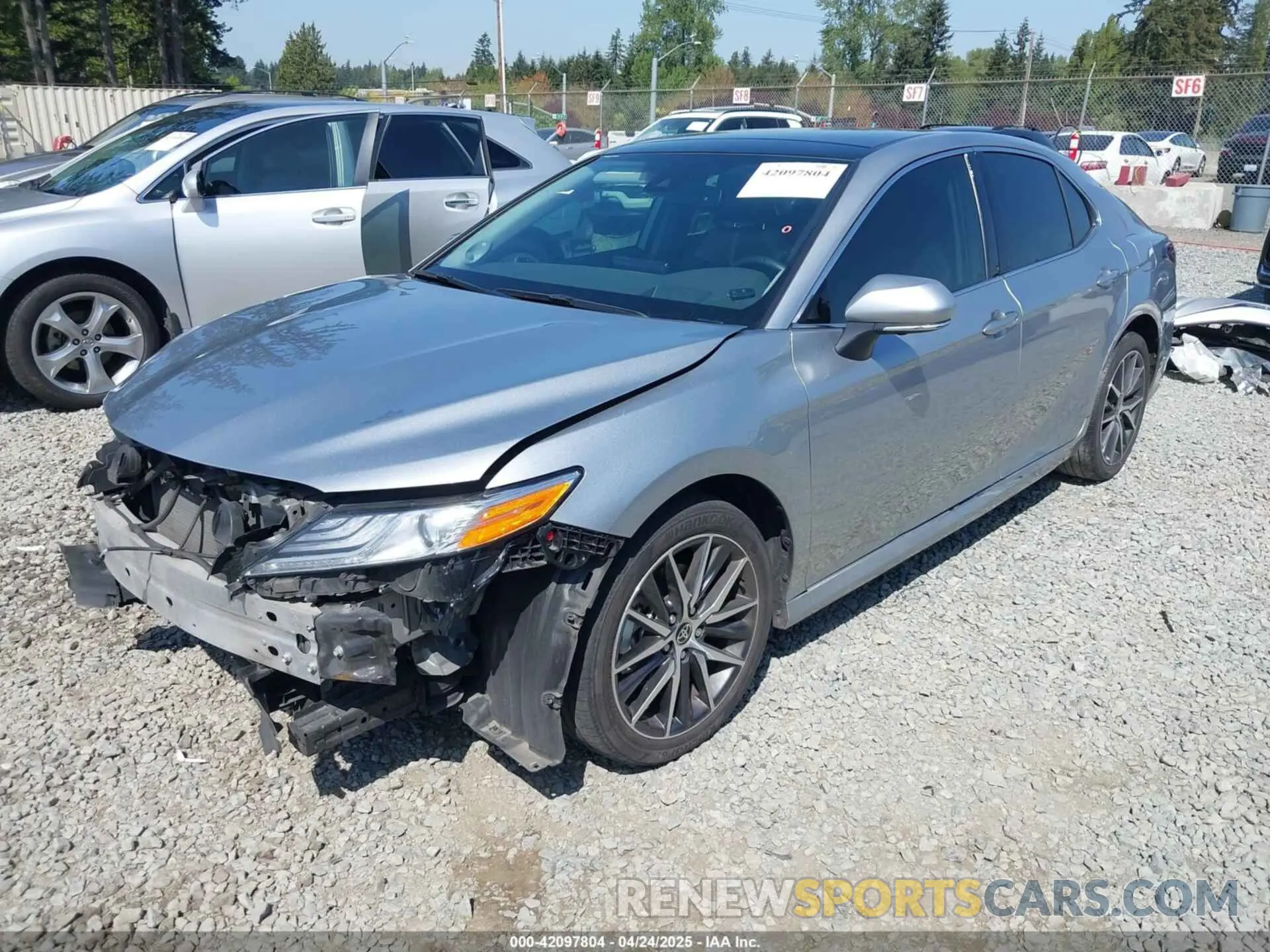 2 Photograph of a damaged car 4T1F11AK7MU616060 TOYOTA CAMRY 2021