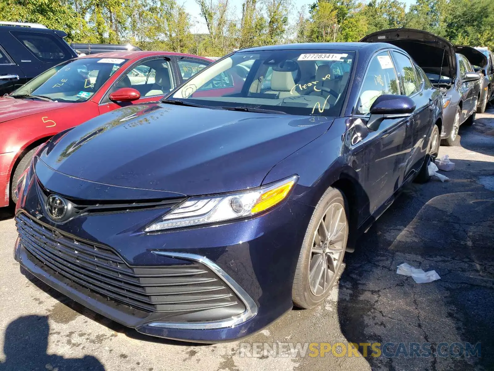 2 Photograph of a damaged car 4T1F11BK9MU040731 TOYOTA CAMRY 2021