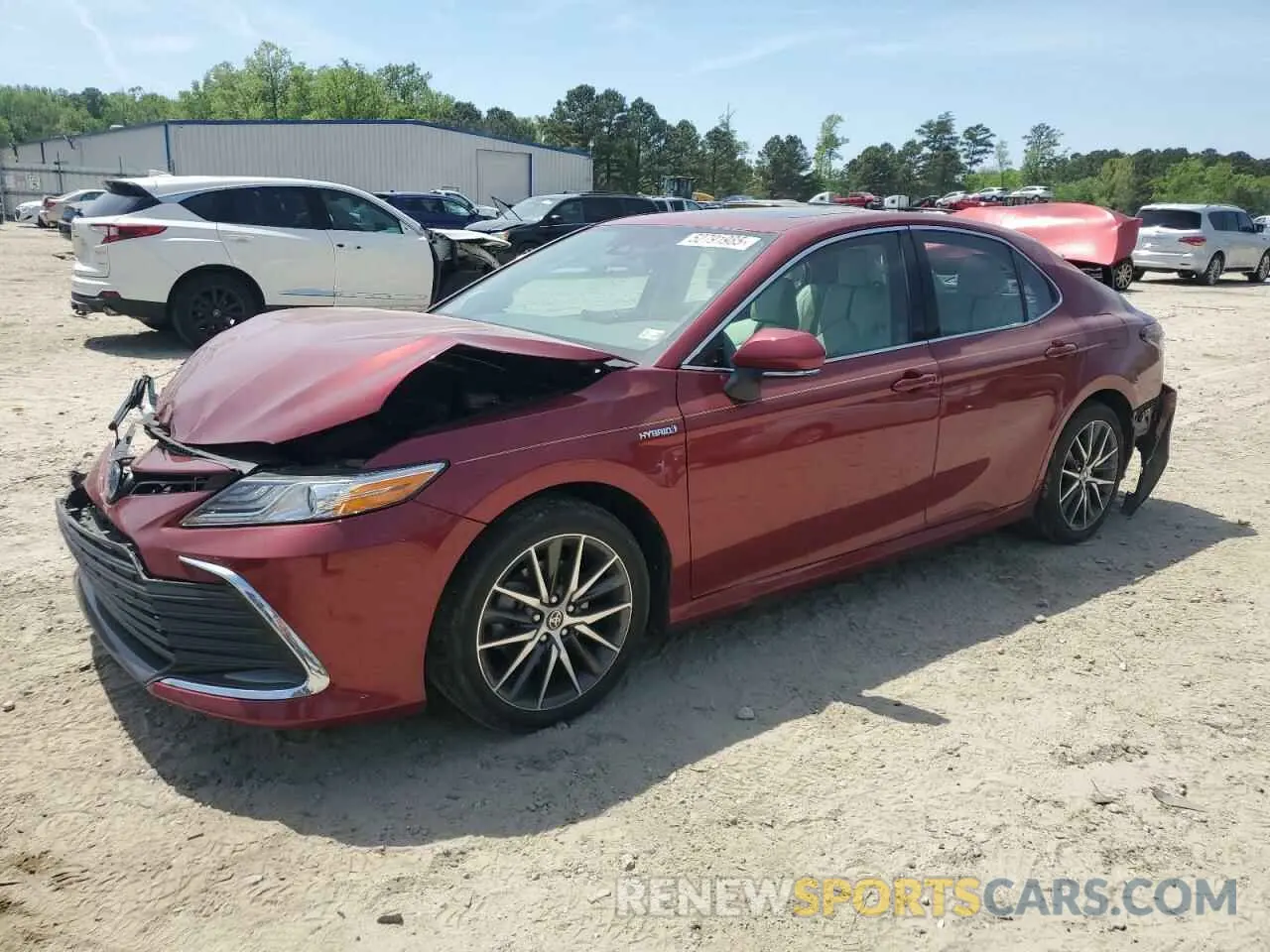 1 Photograph of a damaged car 4T1F31AK0MU020749 TOYOTA CAMRY 2021