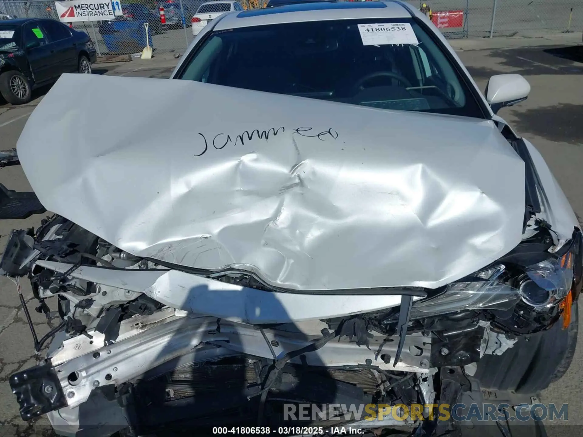 10 Фотография поврежденного автомобиля 4T1F31AK7MU548885 TOYOTA CAMRY 2021