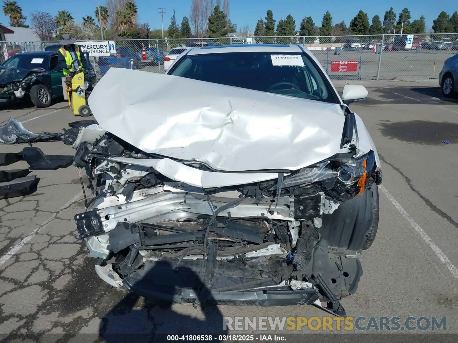 12 Фотография поврежденного автомобиля 4T1F31AK7MU548885 TOYOTA CAMRY 2021