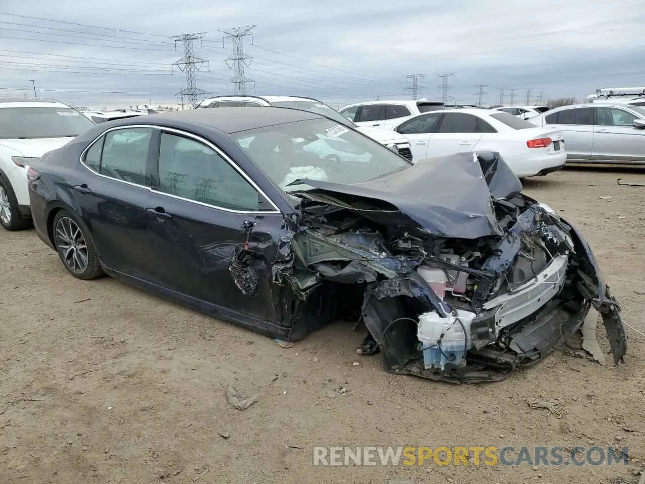 4 Фотография поврежденного автомобиля 4T1F31AK8MU560480 TOYOTA CAMRY 2021