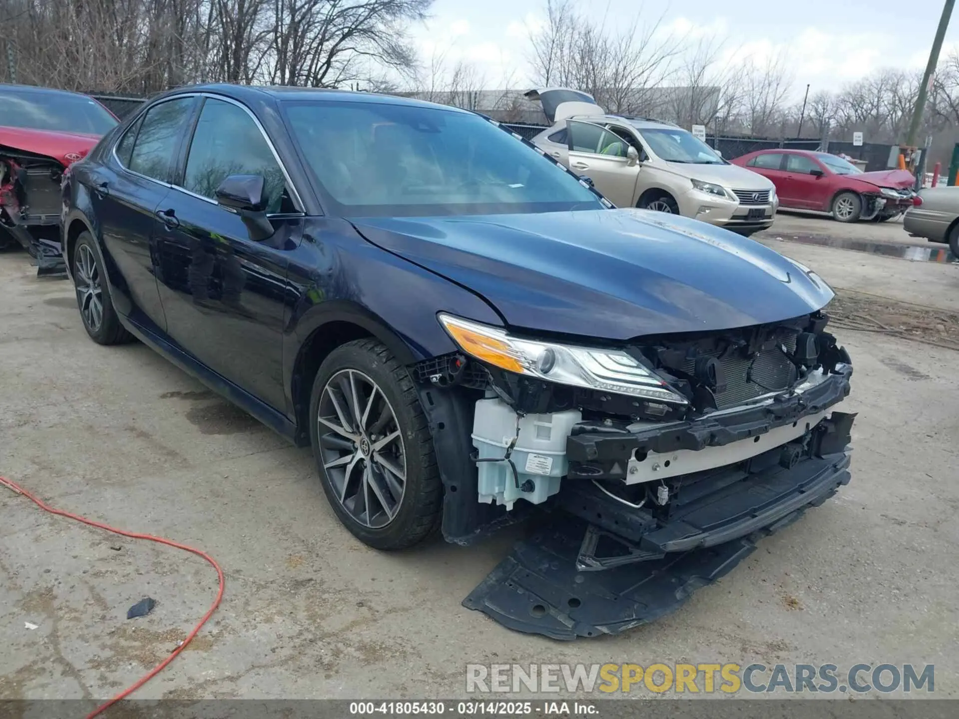 1 Photograph of a damaged car 4T1F31AK9MU568068 TOYOTA CAMRY 2021