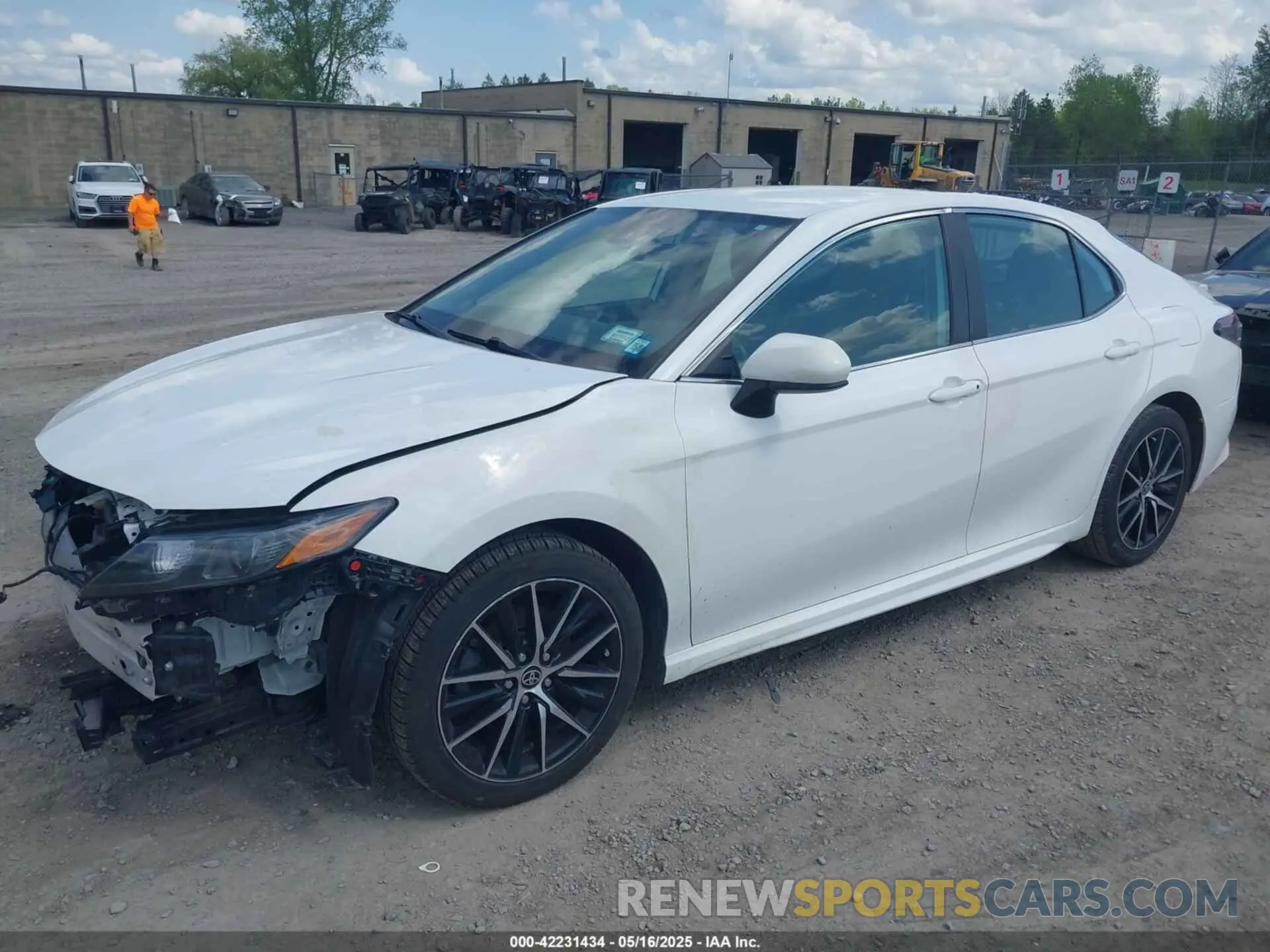 2 Photograph of a damaged car 4T1G11AK0MU424600 TOYOTA CAMRY 2021