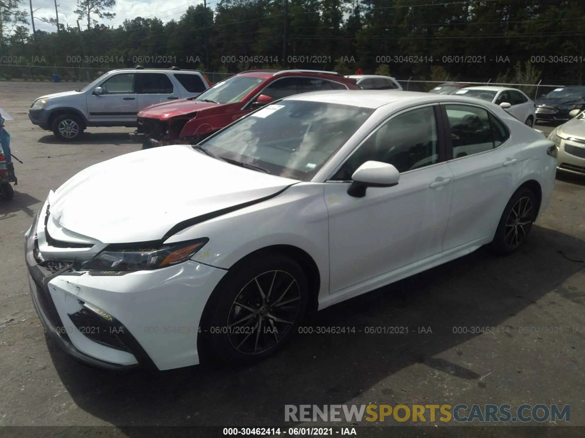 2 Photograph of a damaged car 4T1G11AK0MU445138 TOYOTA CAMRY 2021