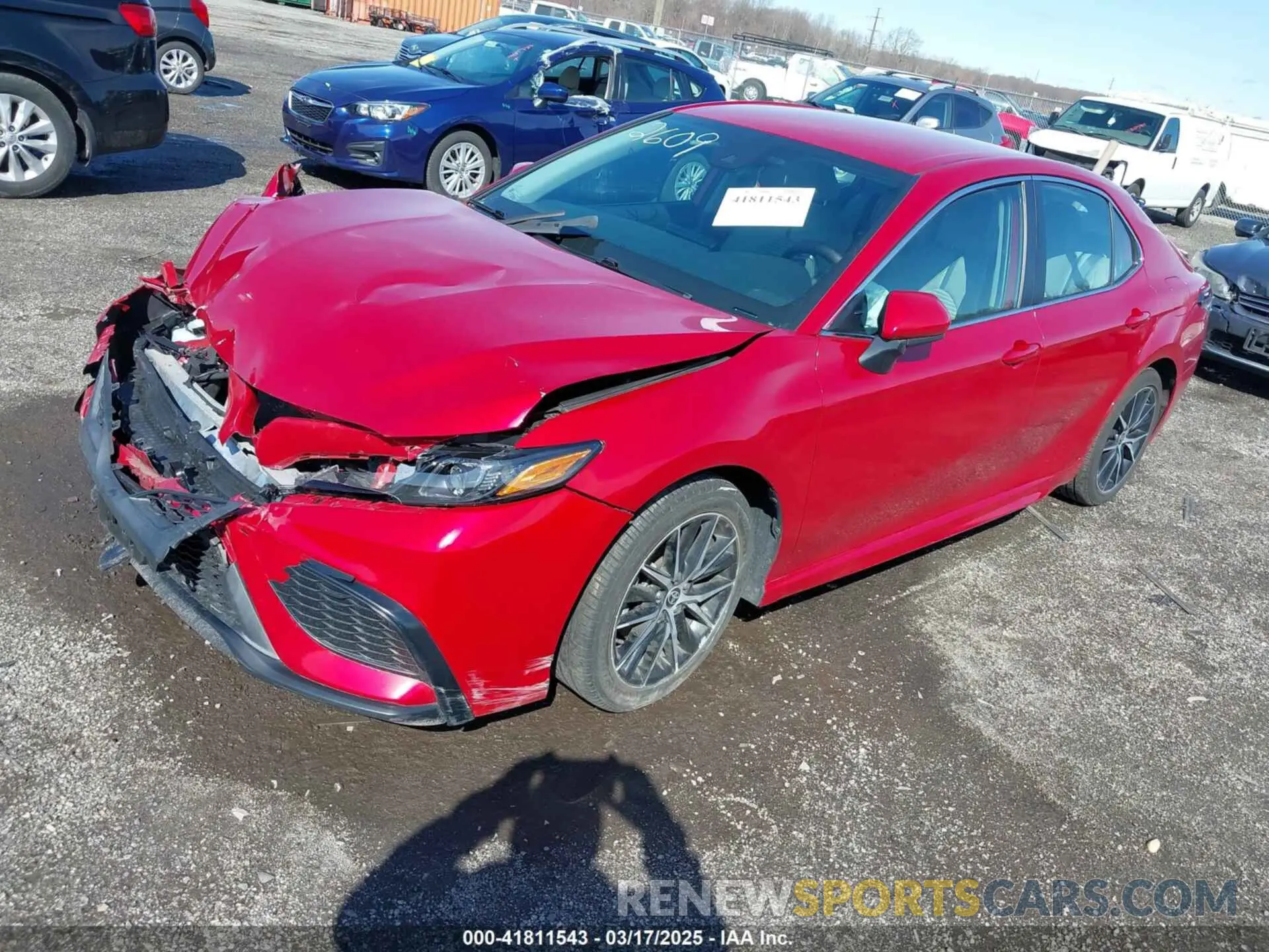 2 Photograph of a damaged car 4T1G11AK0MU482609 TOYOTA CAMRY 2021