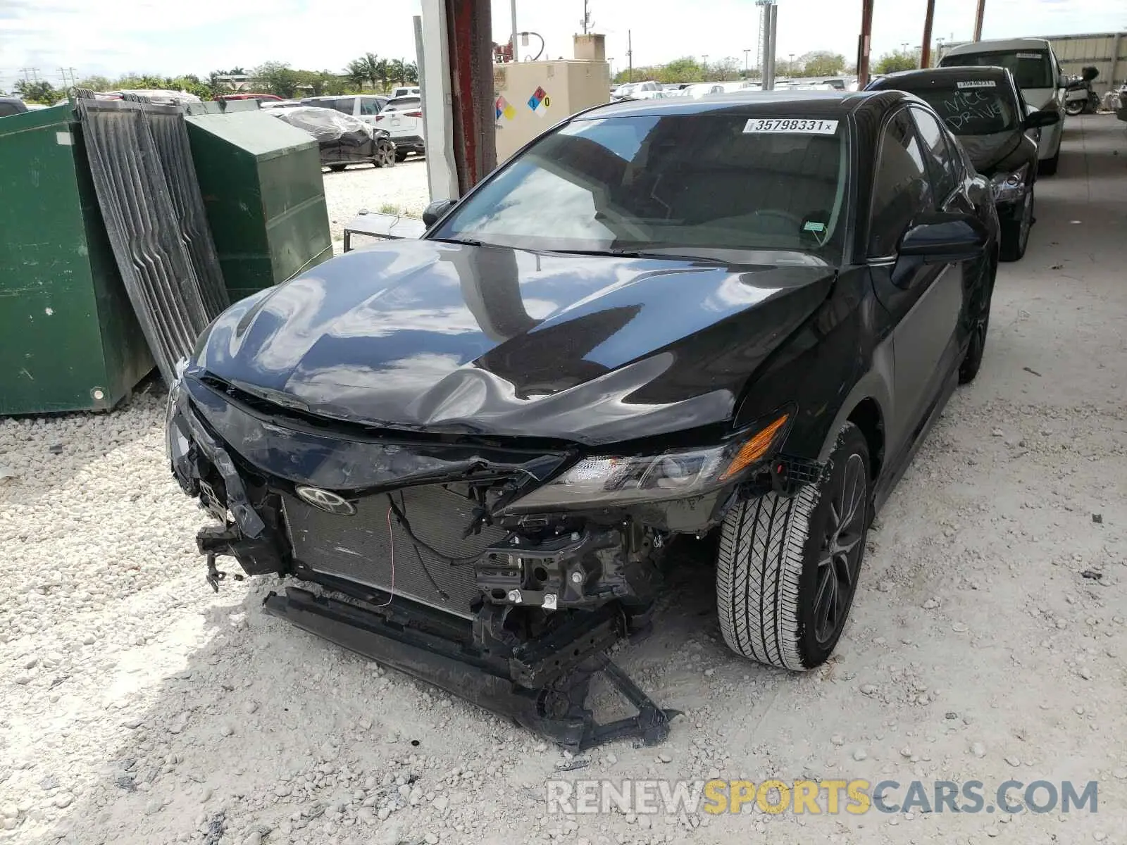 2 Photograph of a damaged car 4T1G11AK0MU514703 TOYOTA CAMRY 2021