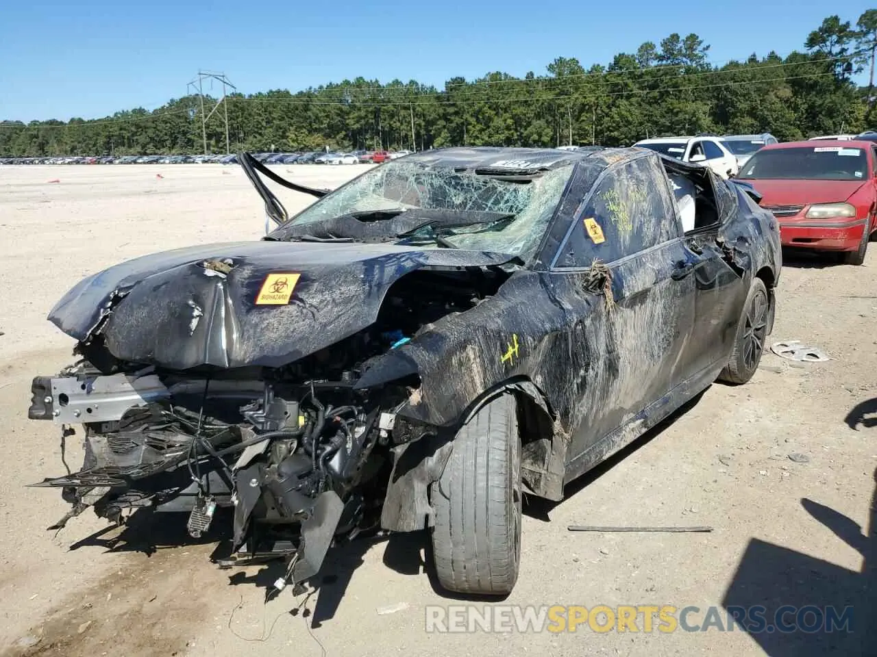 2 Photograph of a damaged car 4T1G11AK0MU566624 TOYOTA CAMRY 2021