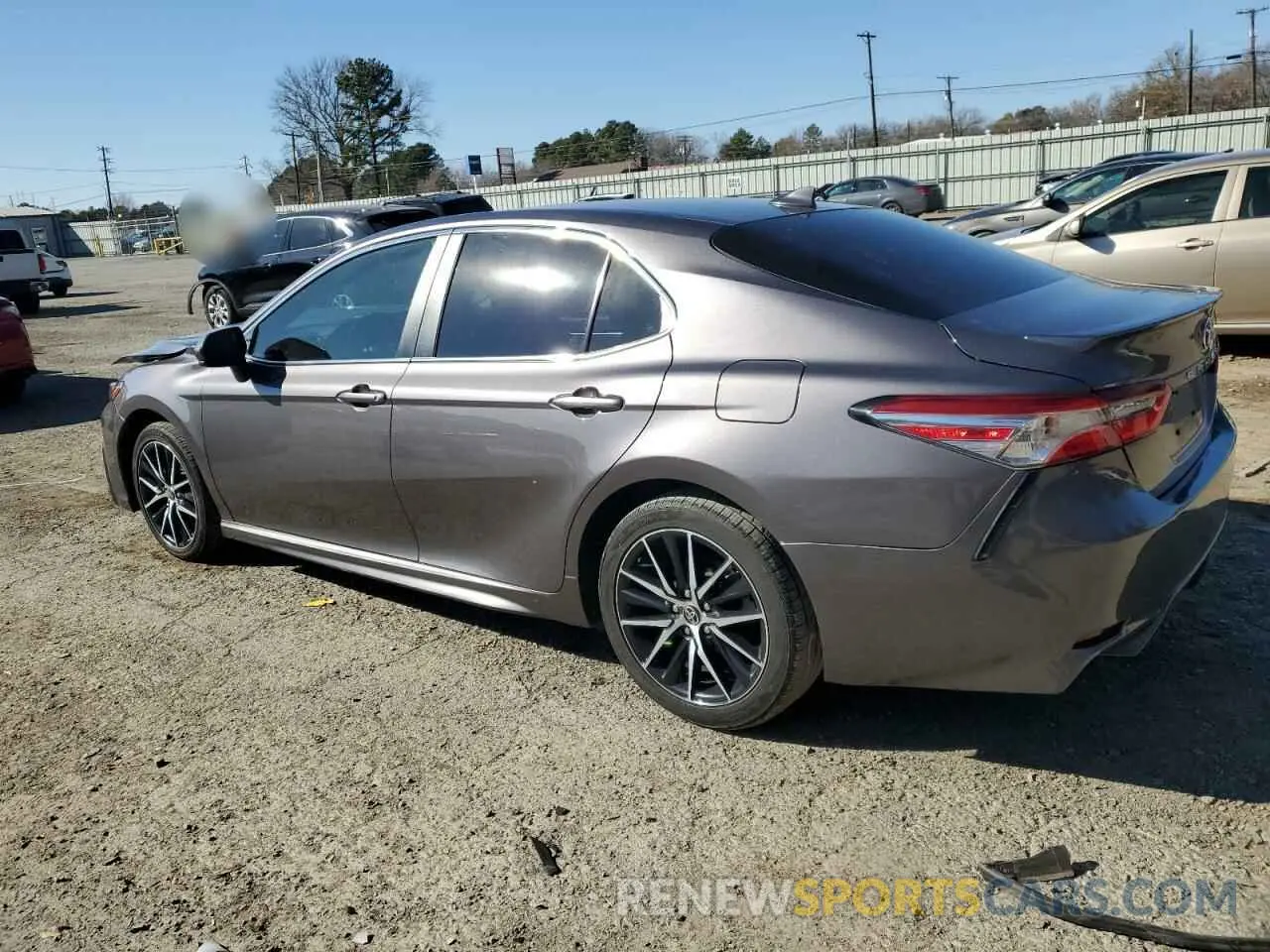 2 Photograph of a damaged car 4T1G11AK0MU591233 TOYOTA CAMRY 2021