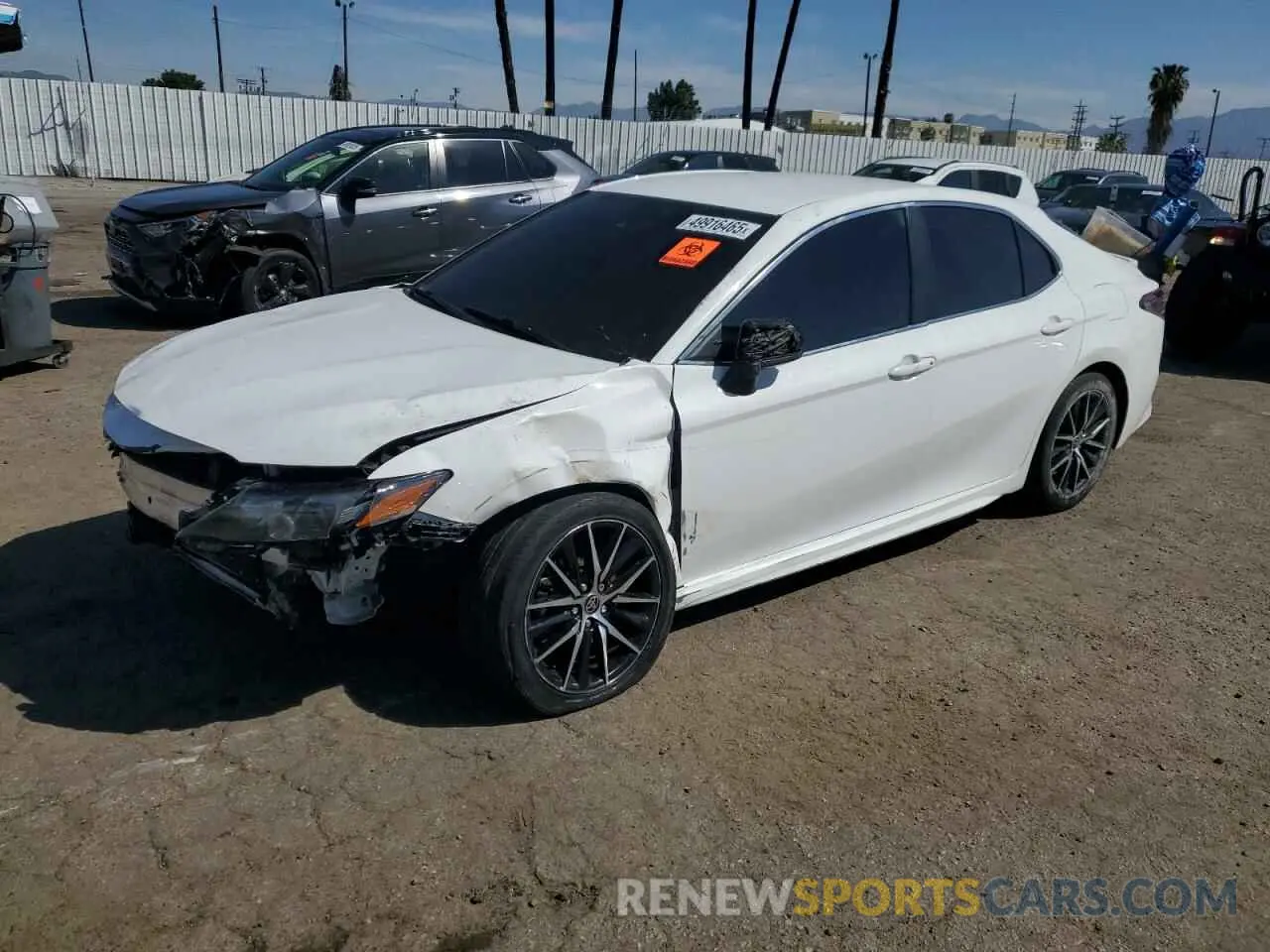 1 Photograph of a damaged car 4T1G11AK1MU427876 TOYOTA CAMRY 2021