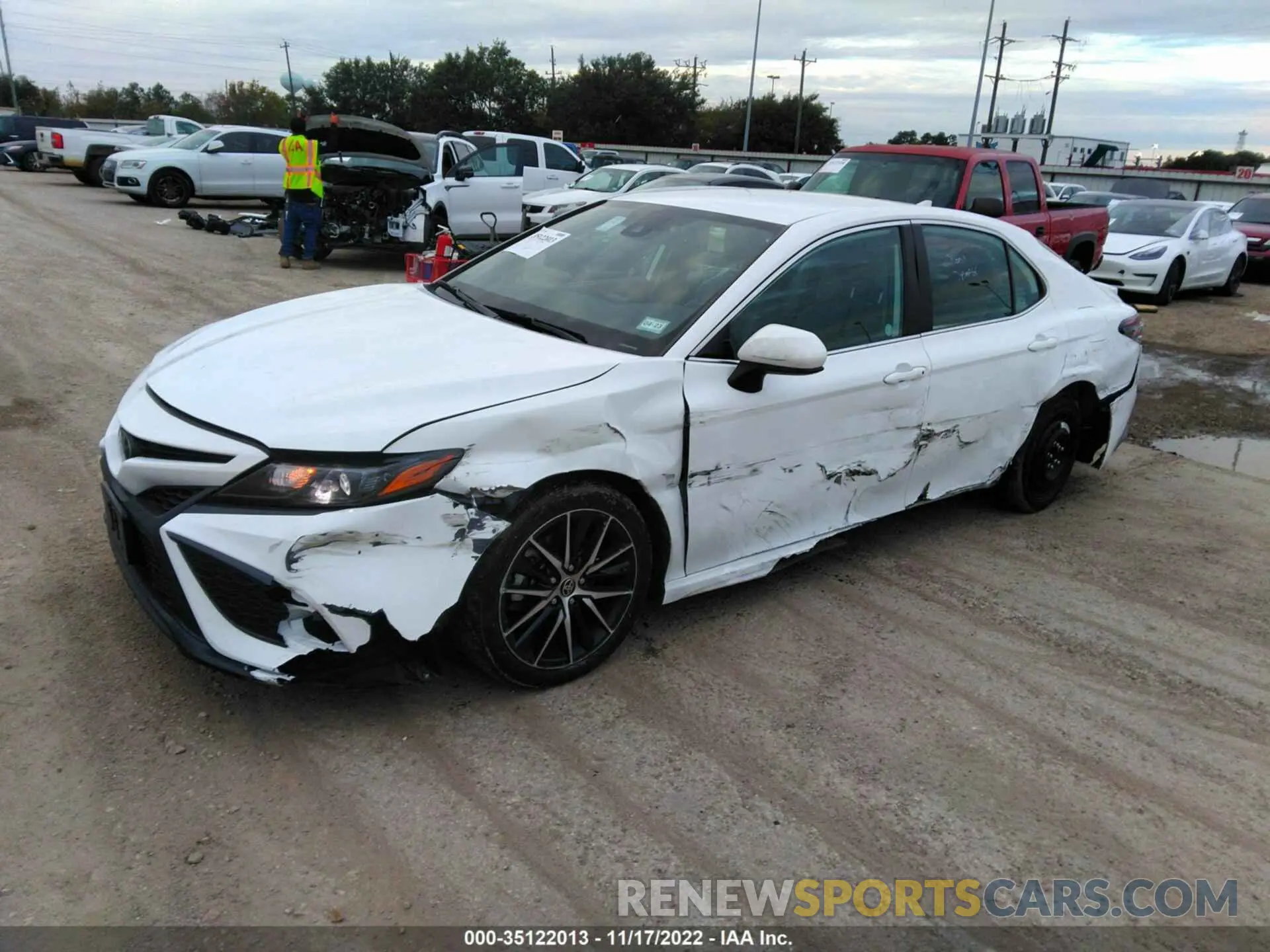 2 Фотография поврежденного автомобиля 4T1G11AK1MU455824 TOYOTA CAMRY 2021