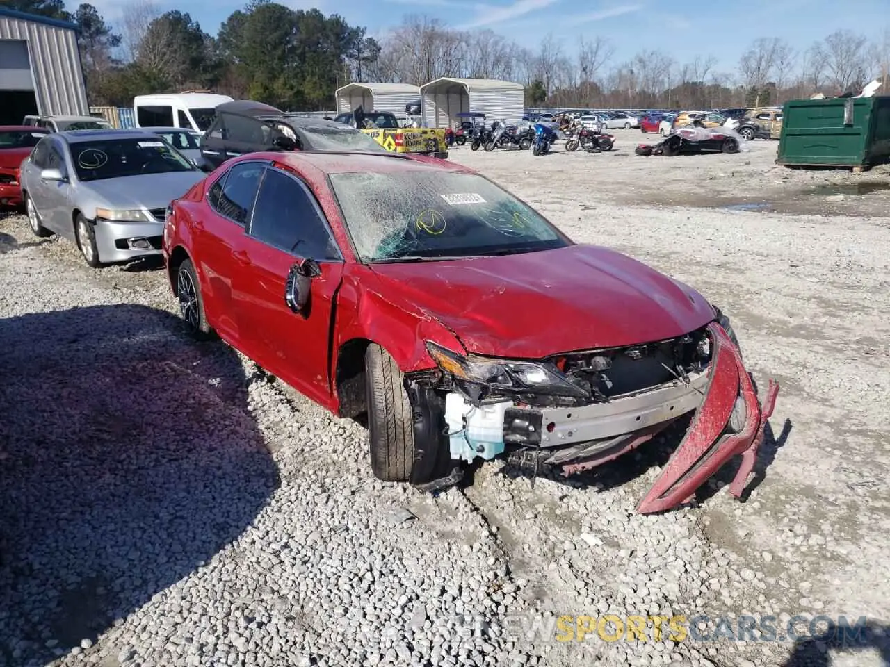 1 Photograph of a damaged car 4T1G11AK1MU471733 TOYOTA CAMRY 2021