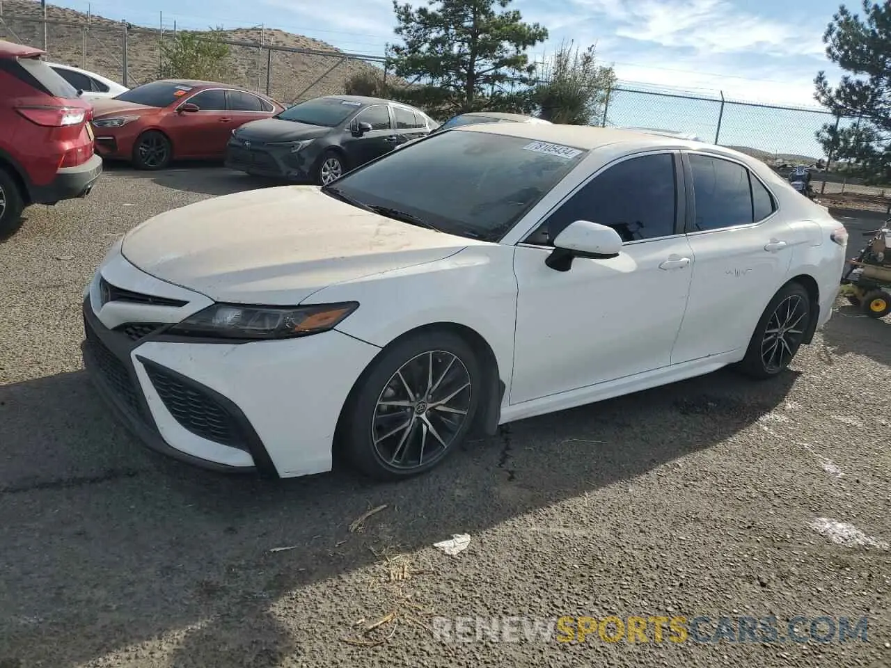 1 Photograph of a damaged car 4T1G11AK1MU480996 TOYOTA CAMRY 2021