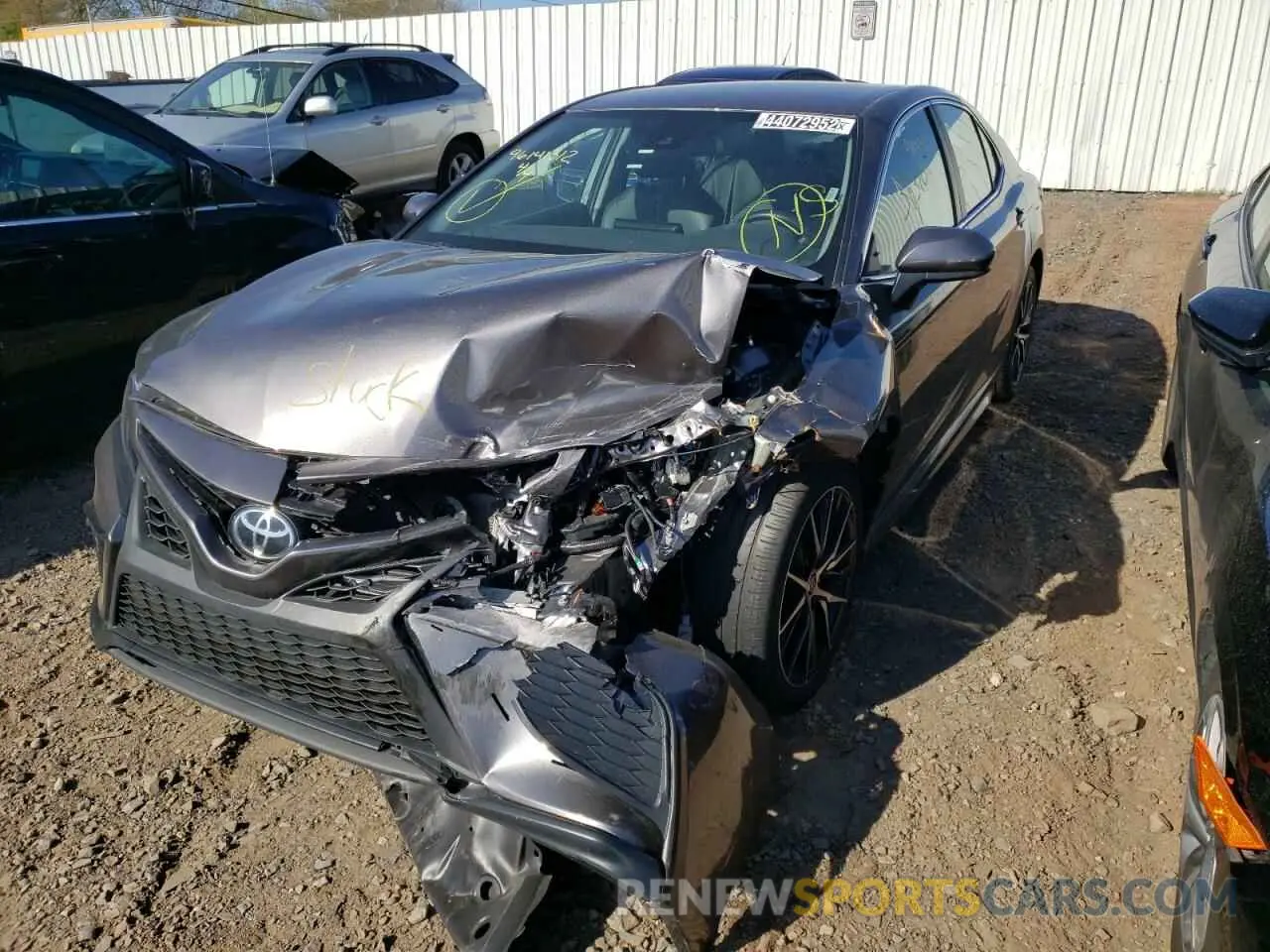 2 Фотография поврежденного автомобиля 4T1G11AK1MU556992 TOYOTA CAMRY 2021