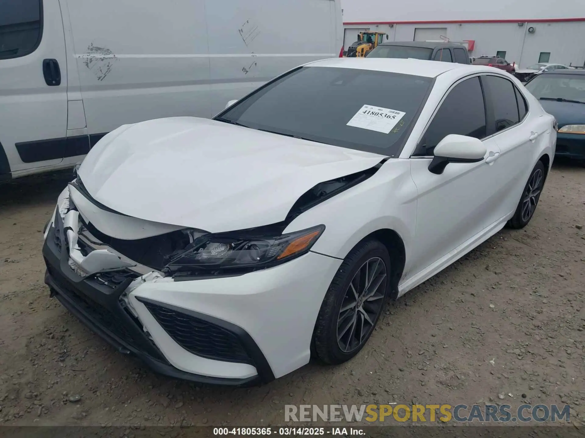 2 Photograph of a damaged car 4T1G11AK1MU572982 TOYOTA CAMRY 2021