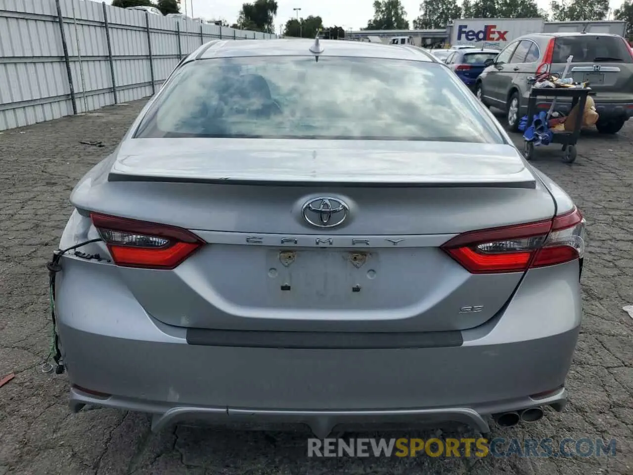 6 Photograph of a damaged car 4T1G11AK2MU406034 TOYOTA CAMRY 2021