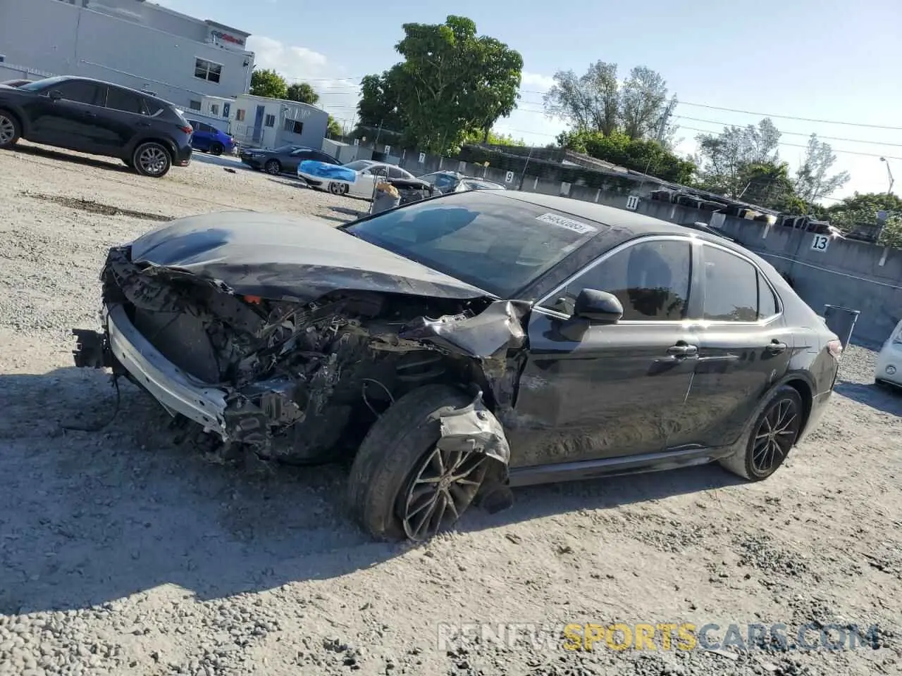 1 Photograph of a damaged car 4T1G11AK2MU516856 TOYOTA CAMRY 2021