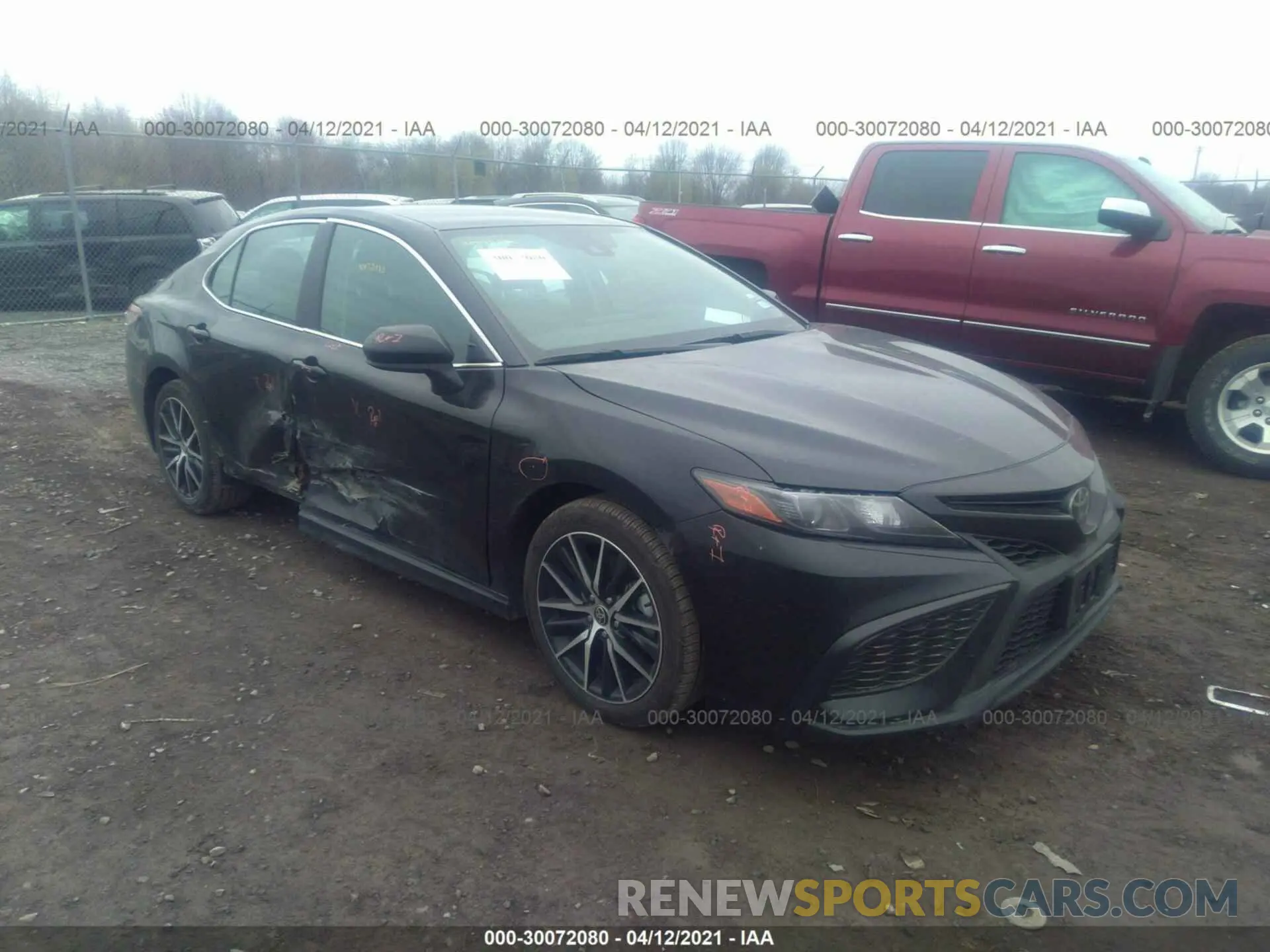 1 Photograph of a damaged car 4T1G11AK2MU542471 TOYOTA CAMRY 2021