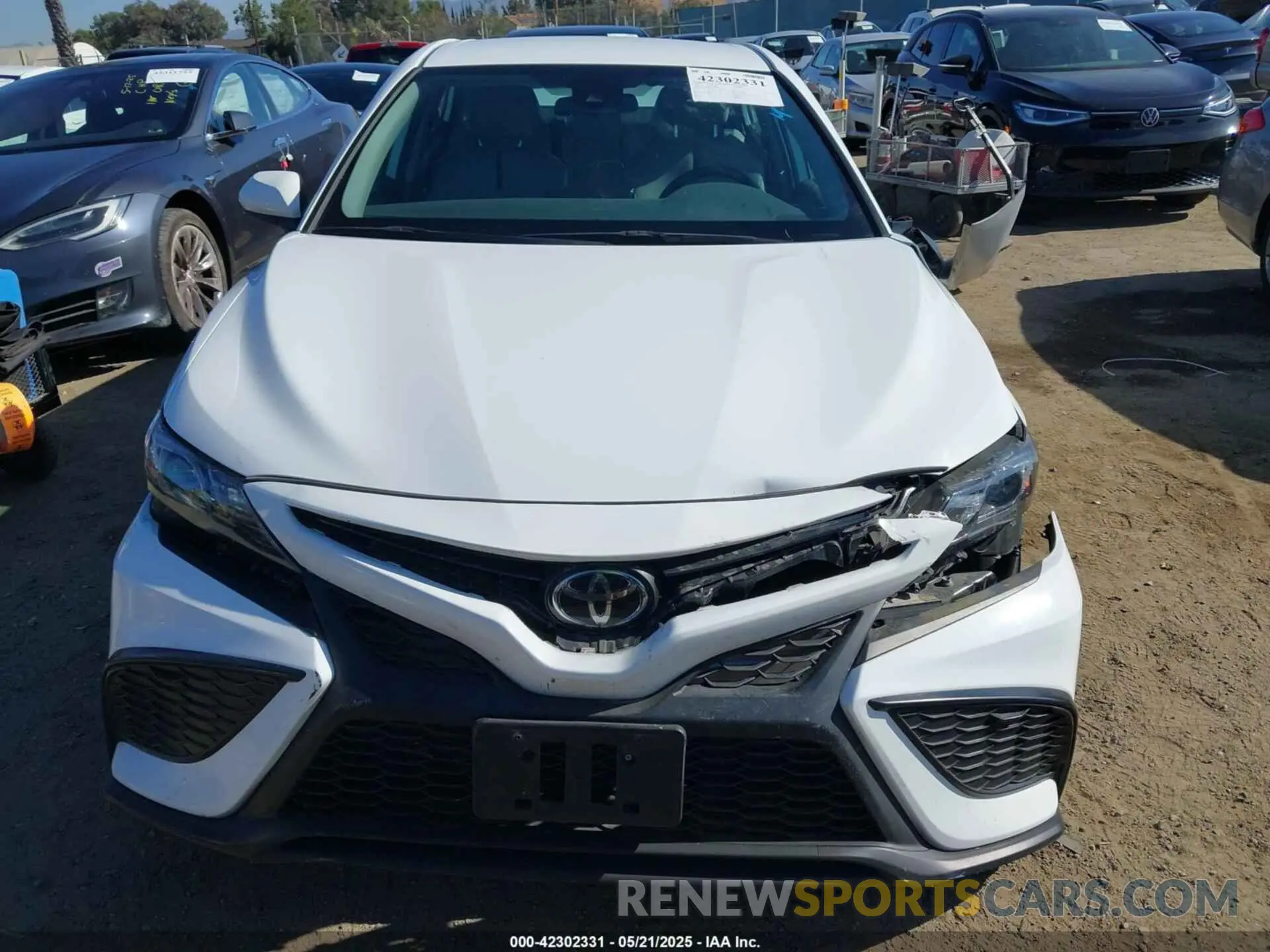 13 Photograph of a damaged car 4T1G11AK2MU545807 TOYOTA CAMRY 2021