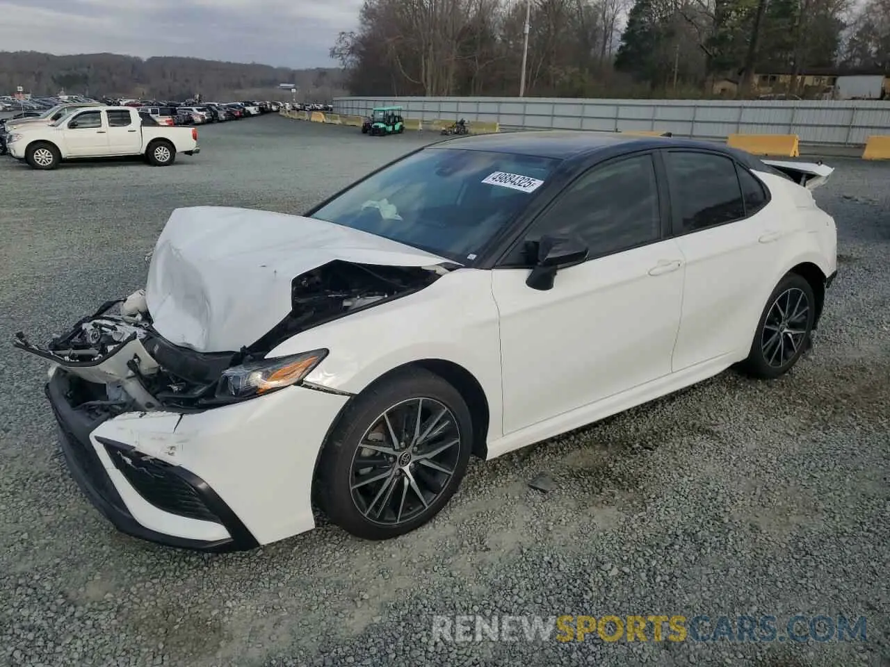 1 Photograph of a damaged car 4T1G11AK2MU563014 TOYOTA CAMRY 2021