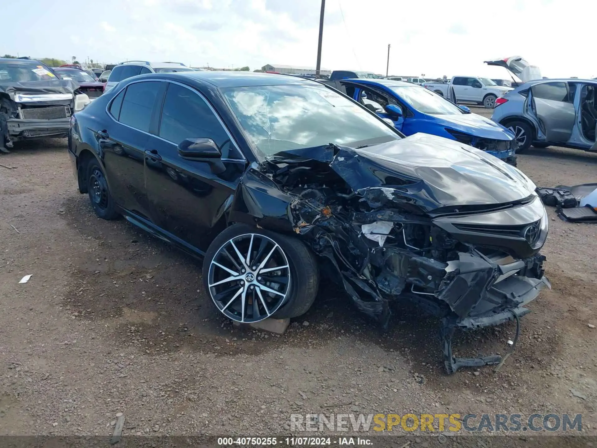 1 Photograph of a damaged car 4T1G11AK2MU603057 TOYOTA CAMRY 2021