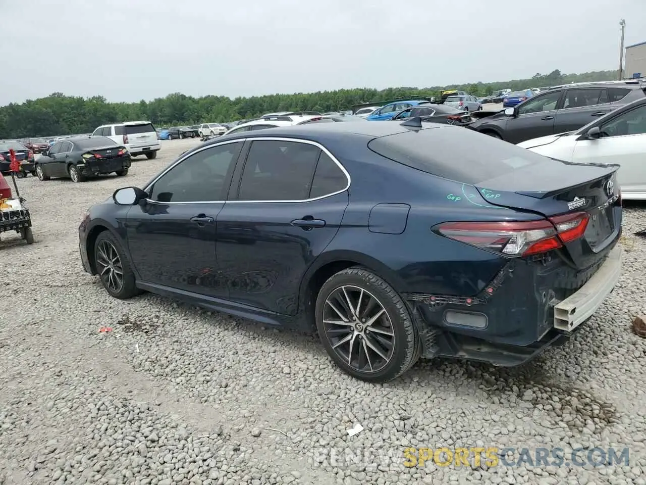 2 Photograph of a damaged car 4T1G11AK2MU605424 TOYOTA CAMRY 2021