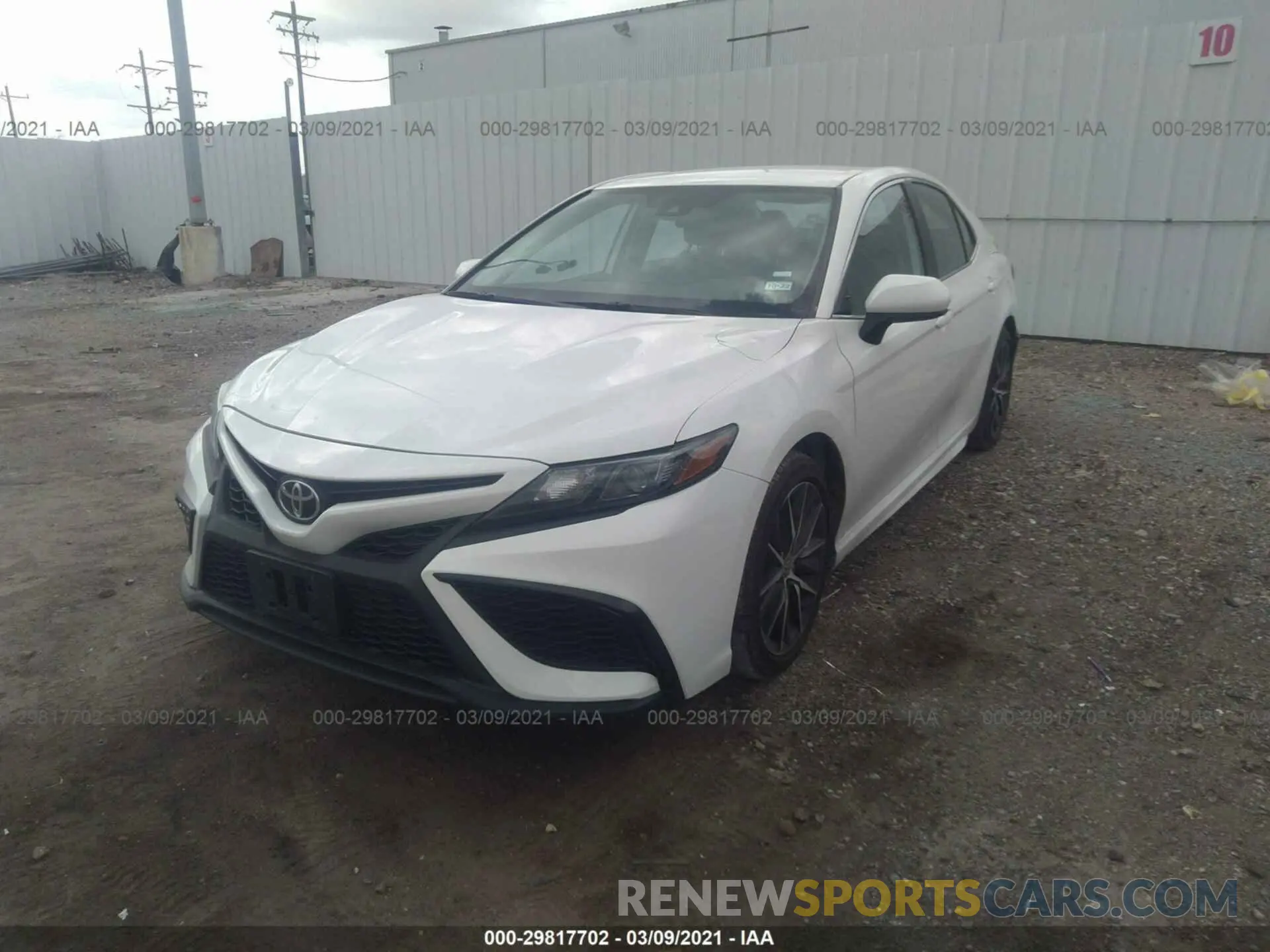 2 Photograph of a damaged car 4T1G11AK3MU407337 TOYOTA CAMRY 2021