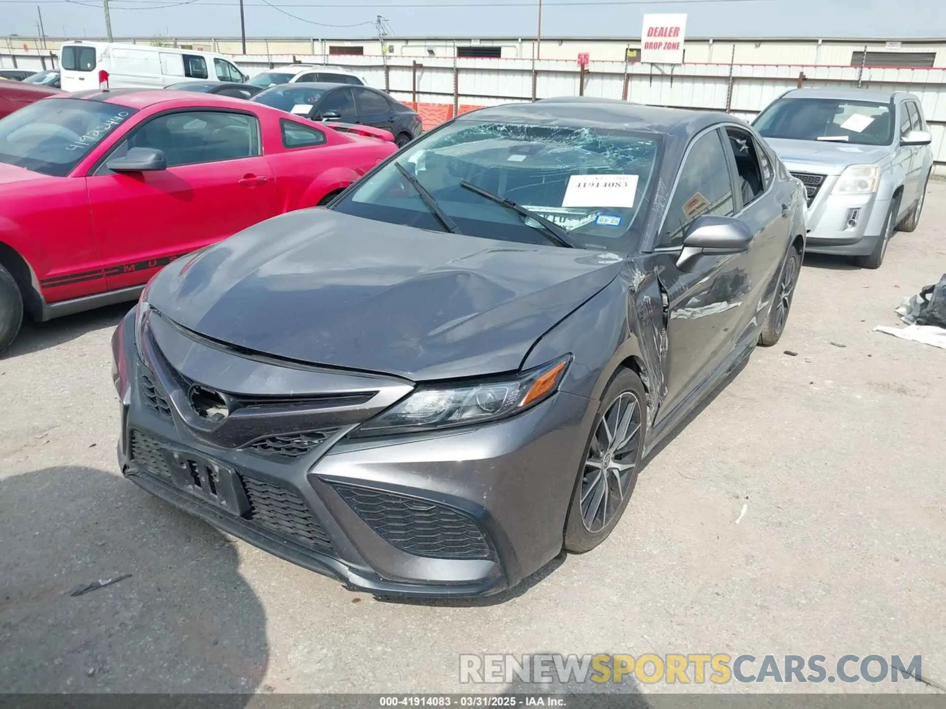 2 Photograph of a damaged car 4T1G11AK3MU421254 TOYOTA CAMRY 2021