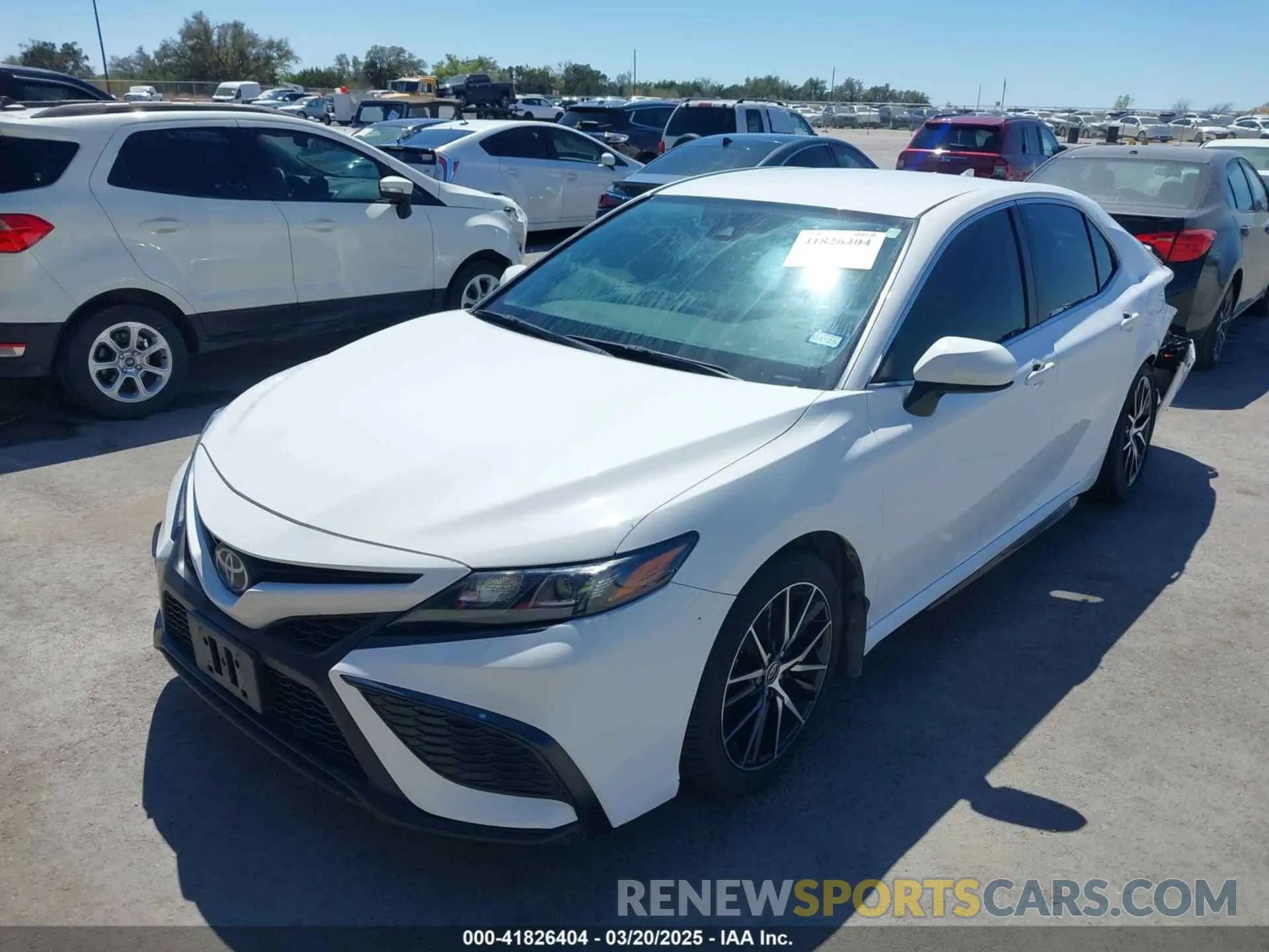 2 Photograph of a damaged car 4T1G11AK3MU422419 TOYOTA CAMRY 2021