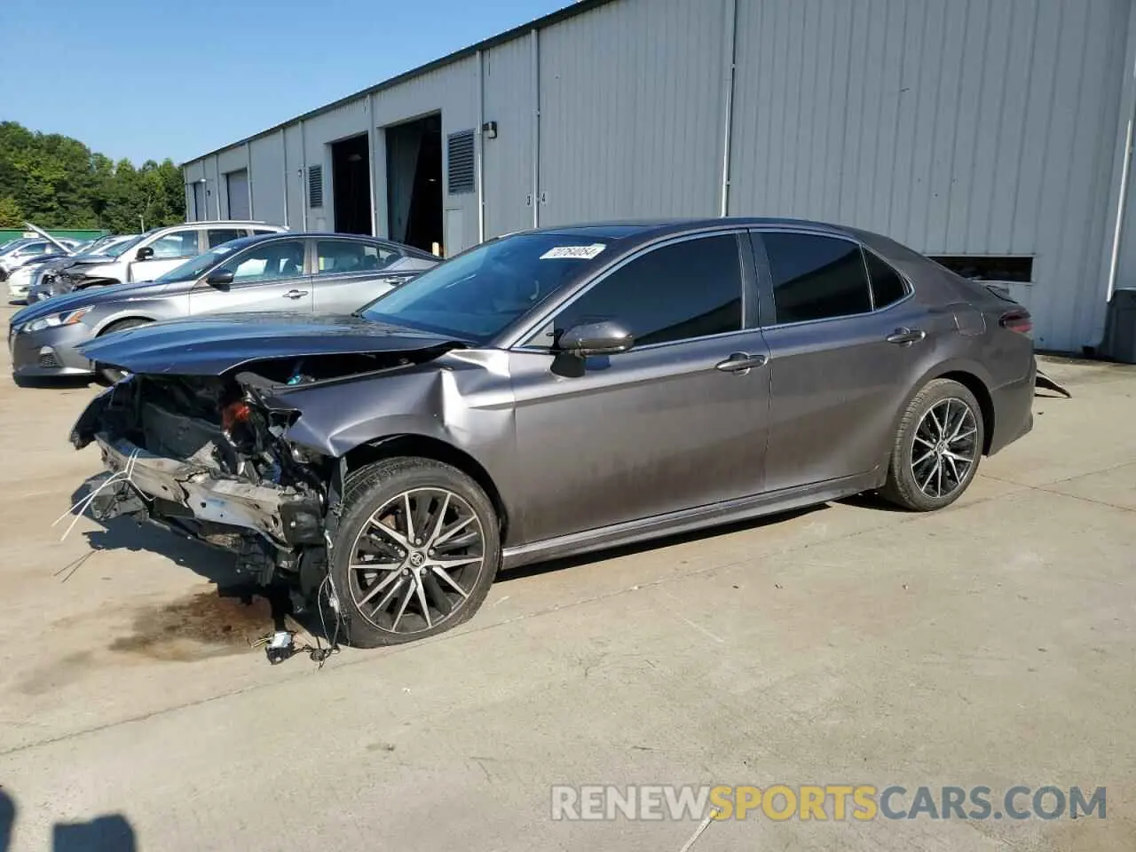 1 Photograph of a damaged car 4T1G11AK3MU424977 TOYOTA CAMRY 2021
