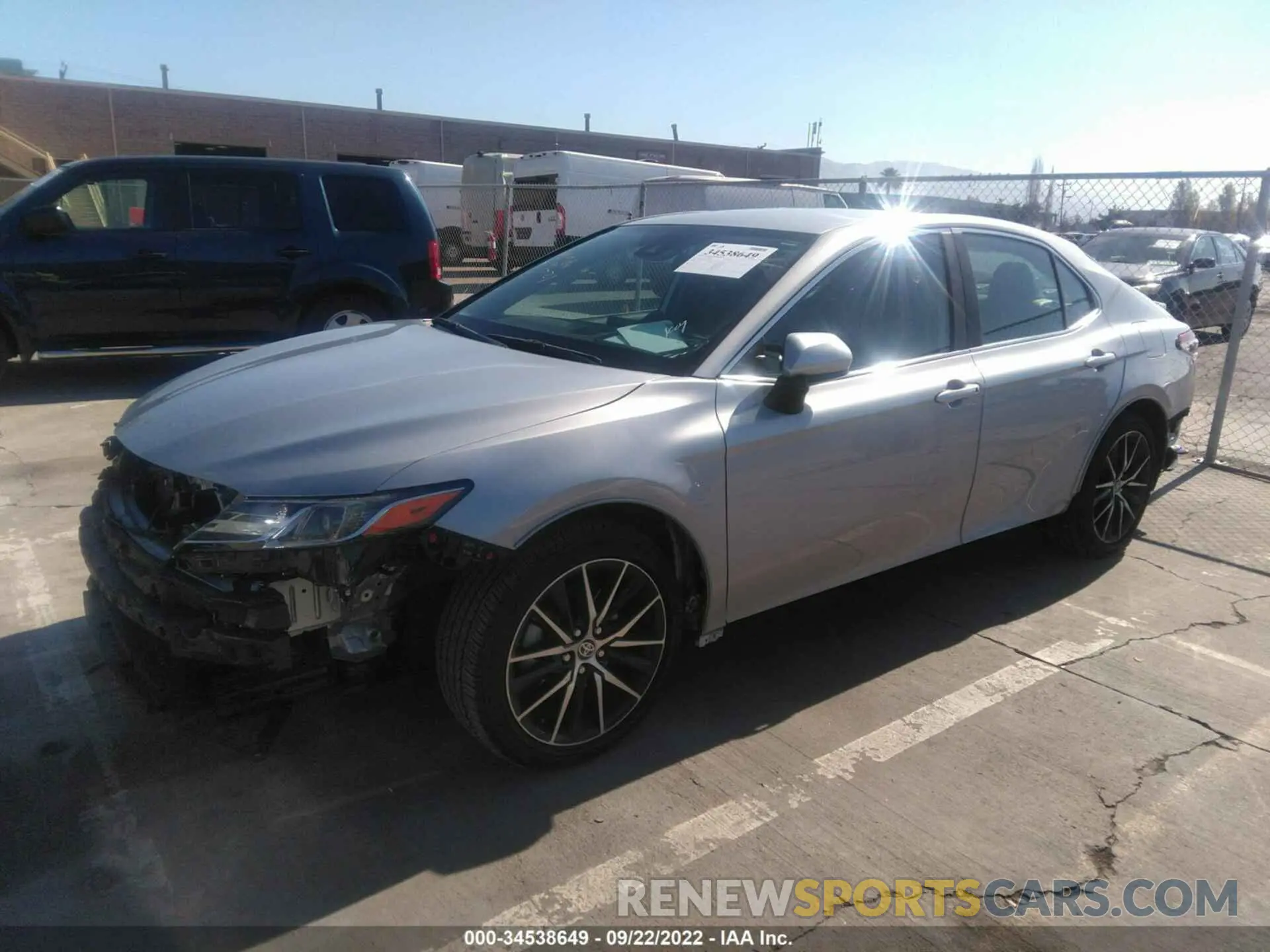 2 Photograph of a damaged car 4T1G11AK3MU430150 TOYOTA CAMRY 2021