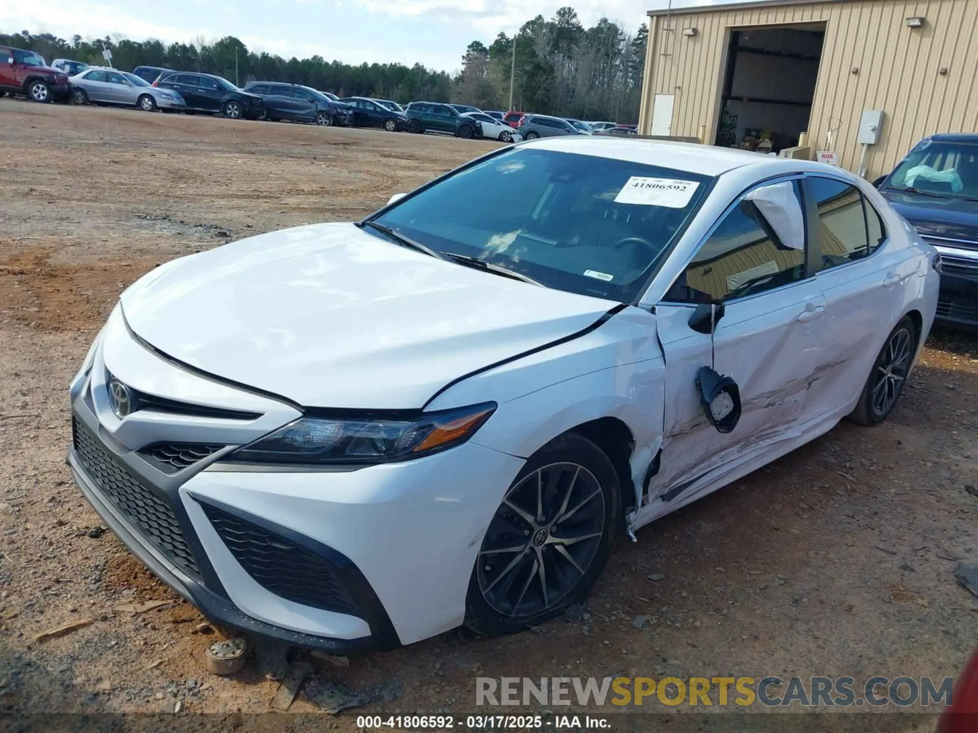 2 Photograph of a damaged car 4T1G11AK3MU513464 TOYOTA CAMRY 2021